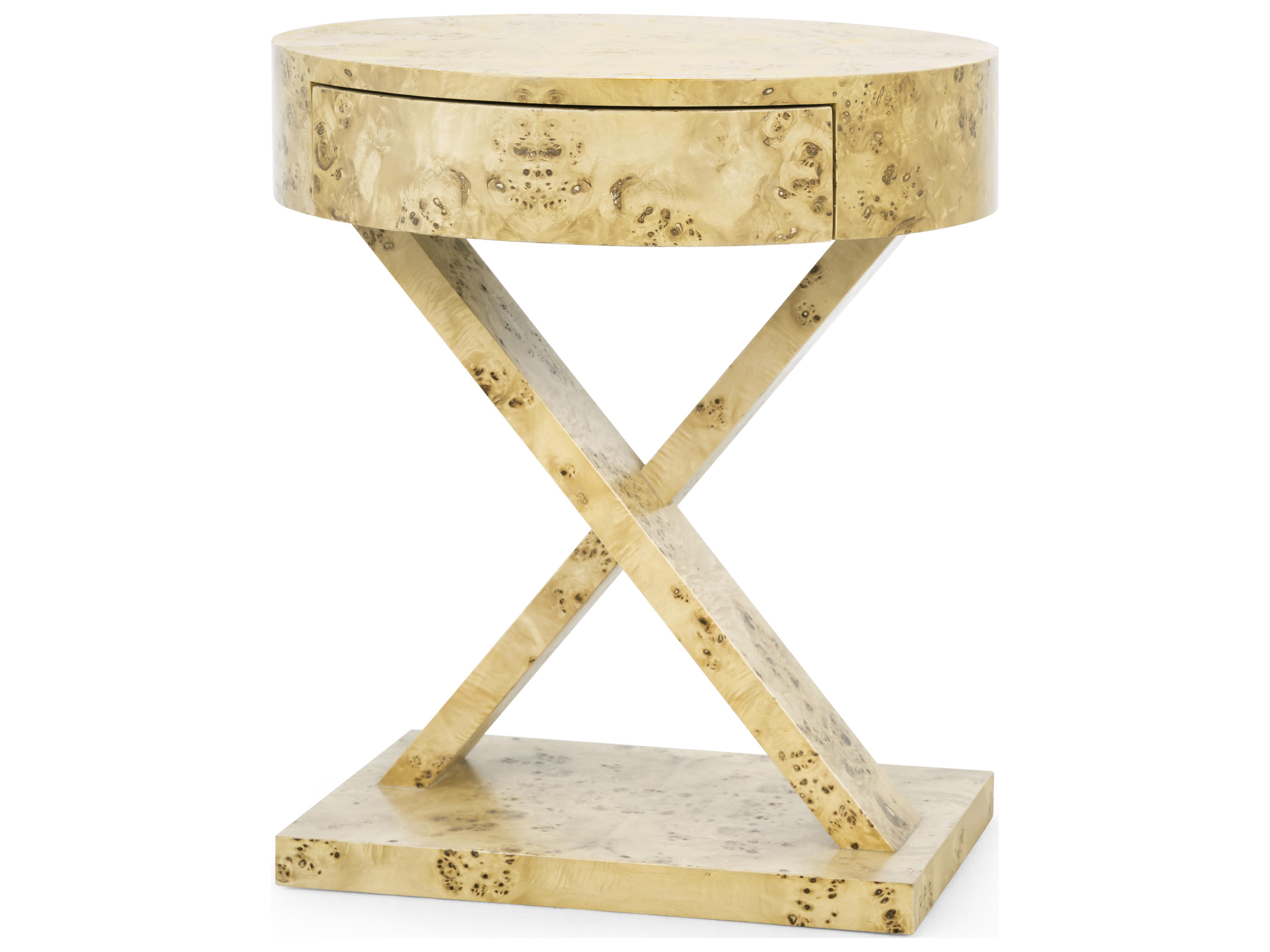 Villa & House Modena Round Wood End Table