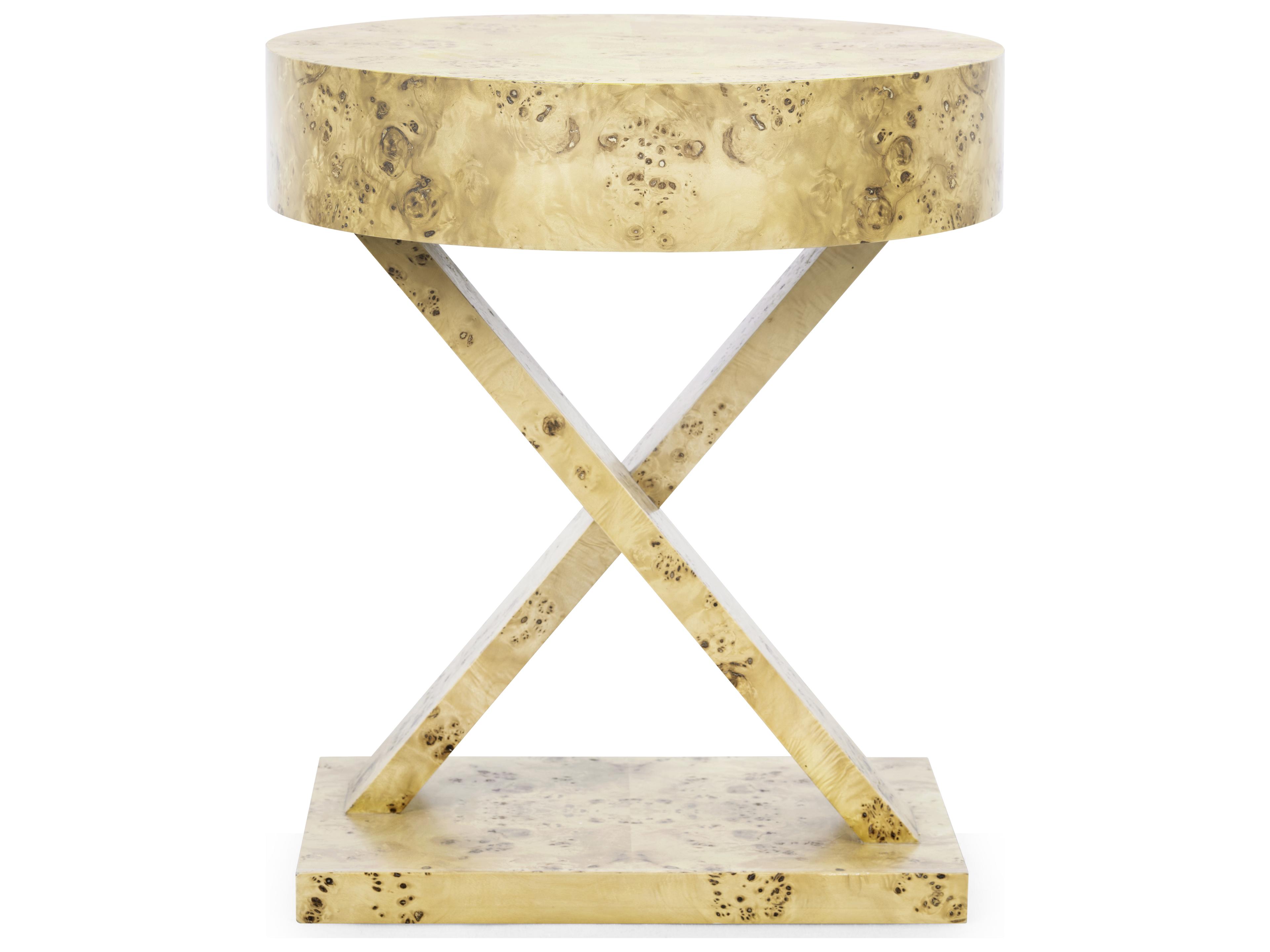 Villa & House Modena Round Wood End Table