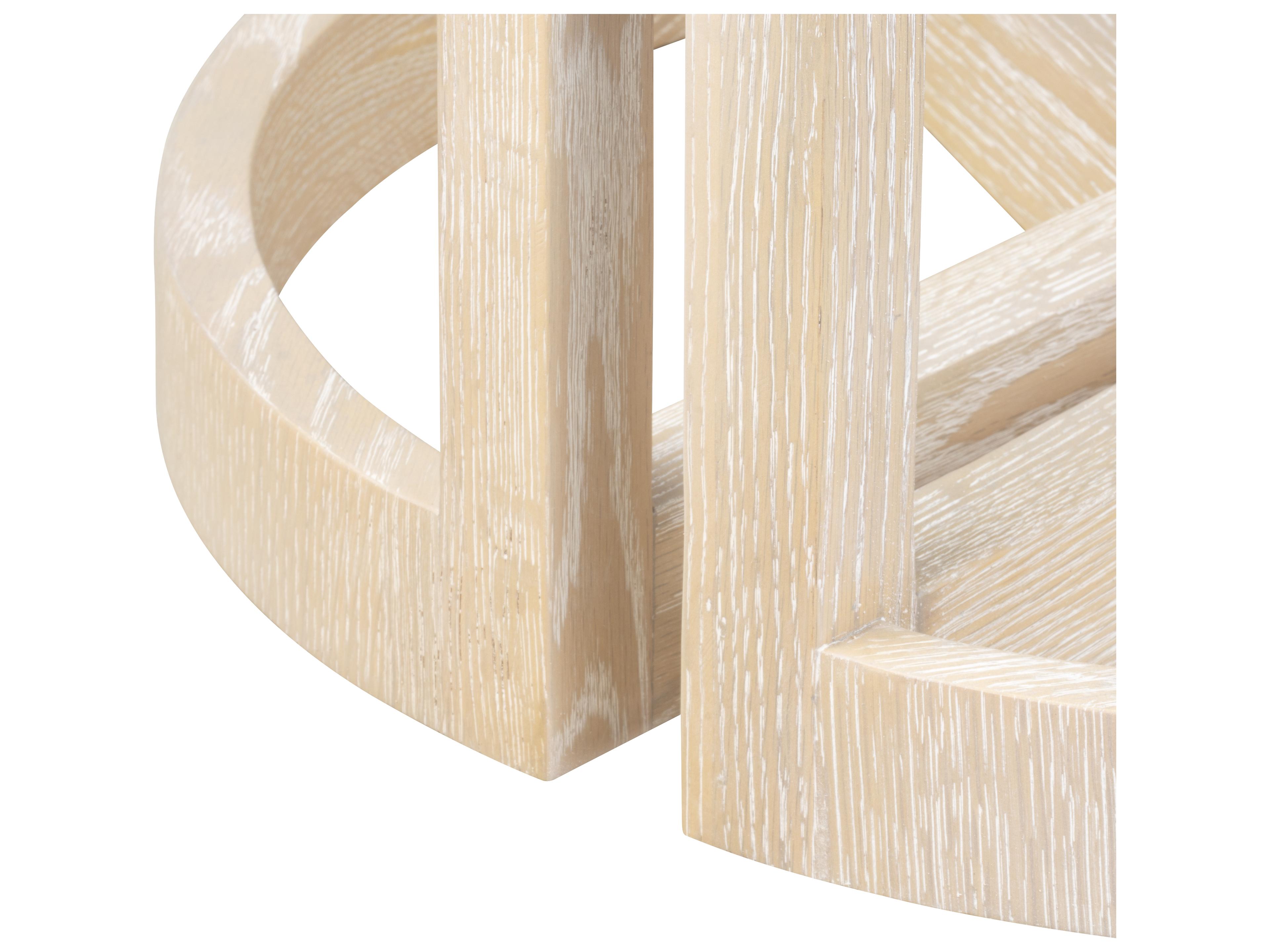 Villa & House Mateo Round Wood End Table