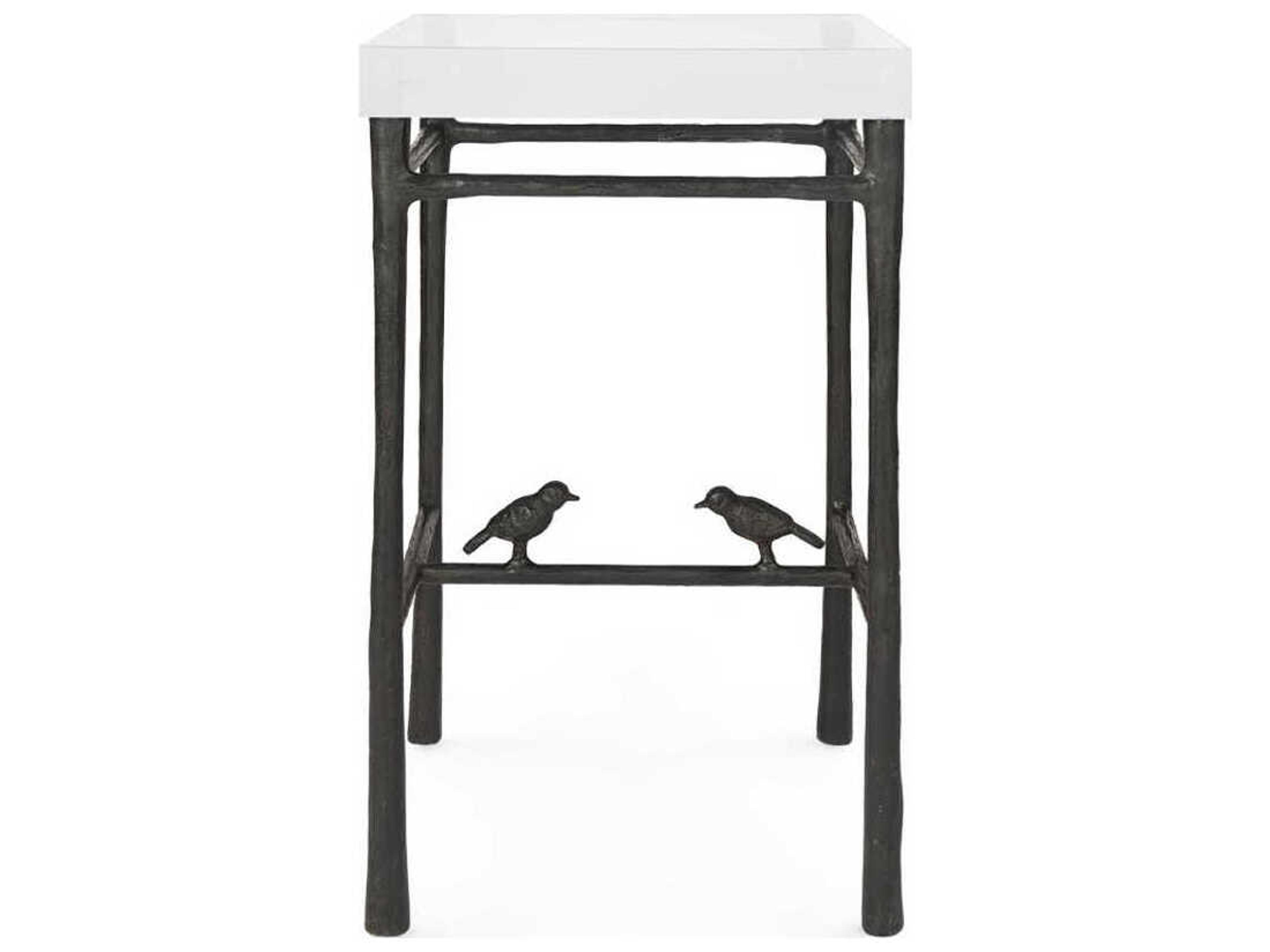 Villa & House Mia Square Acrylic End Table