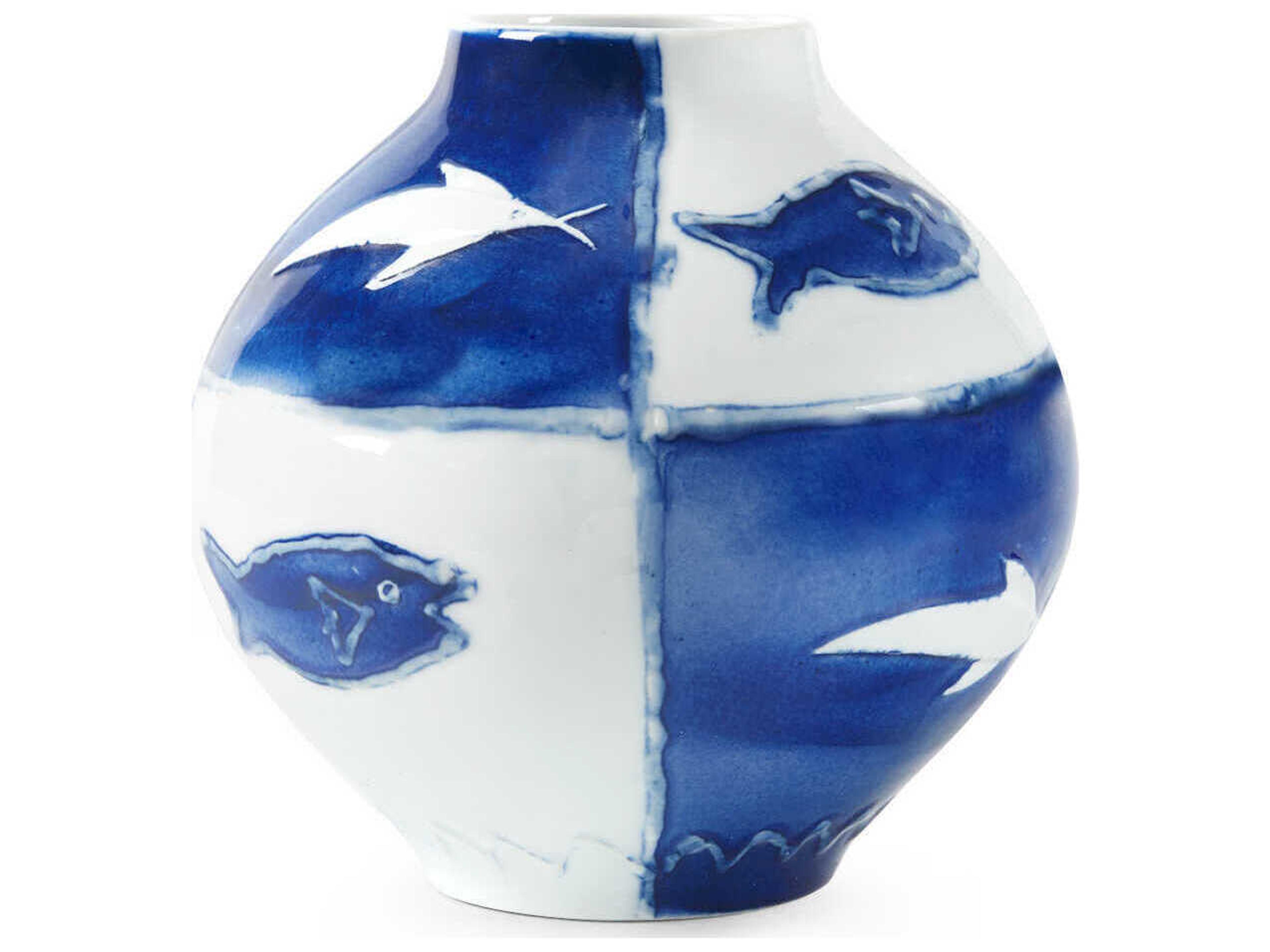 Blue / White Malaga Vase