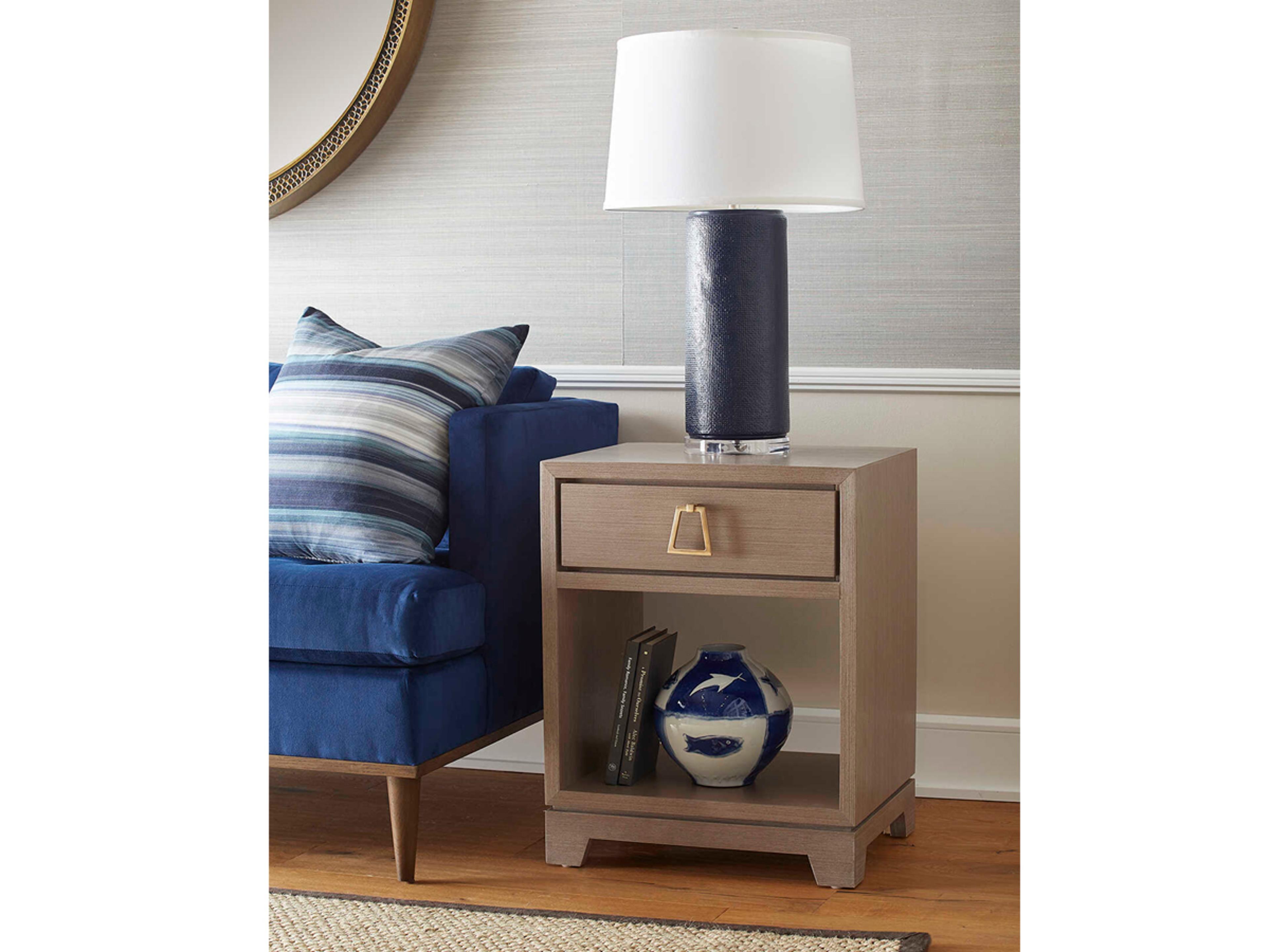 Villa & House Blue / White Malaga Vase