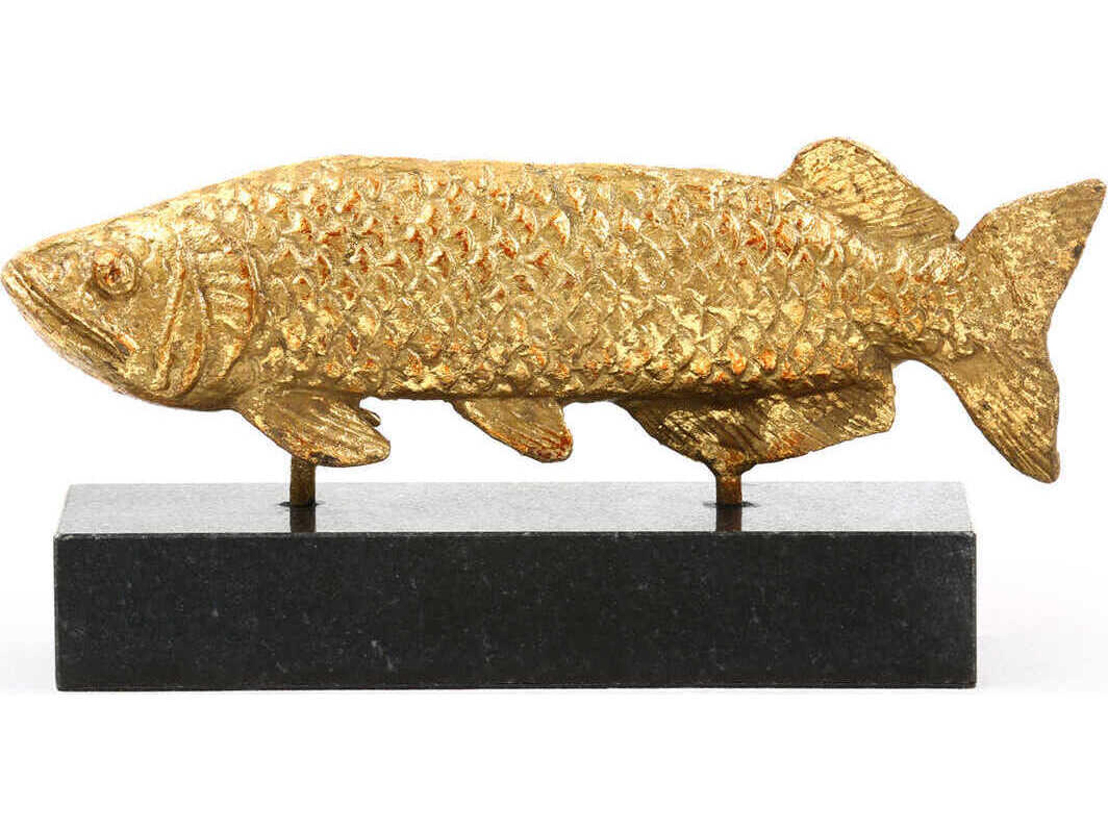 Villa & House Marianas Gold Leaf Sculpture