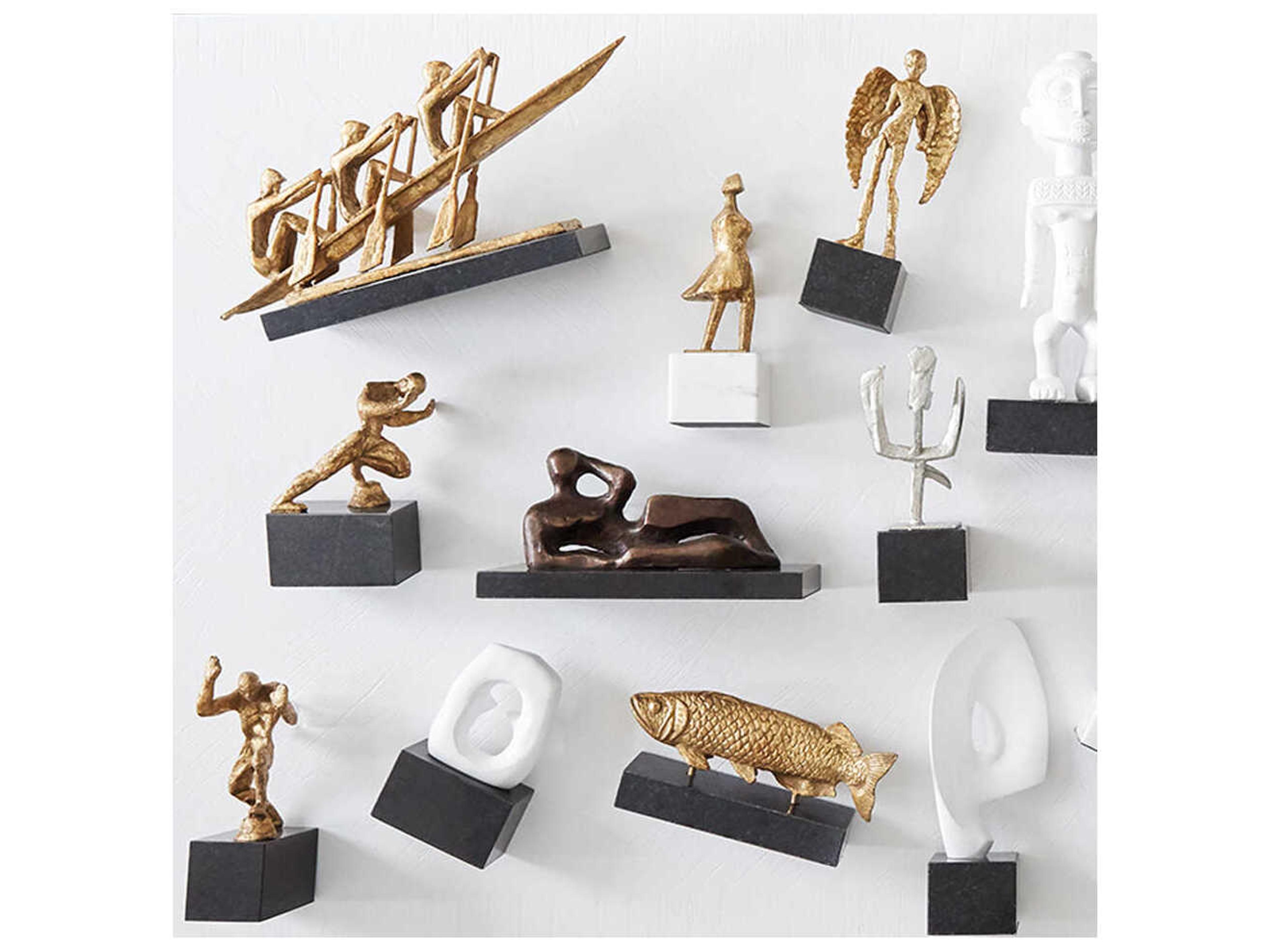 Villa & House Marianas Gold Leaf Sculpture