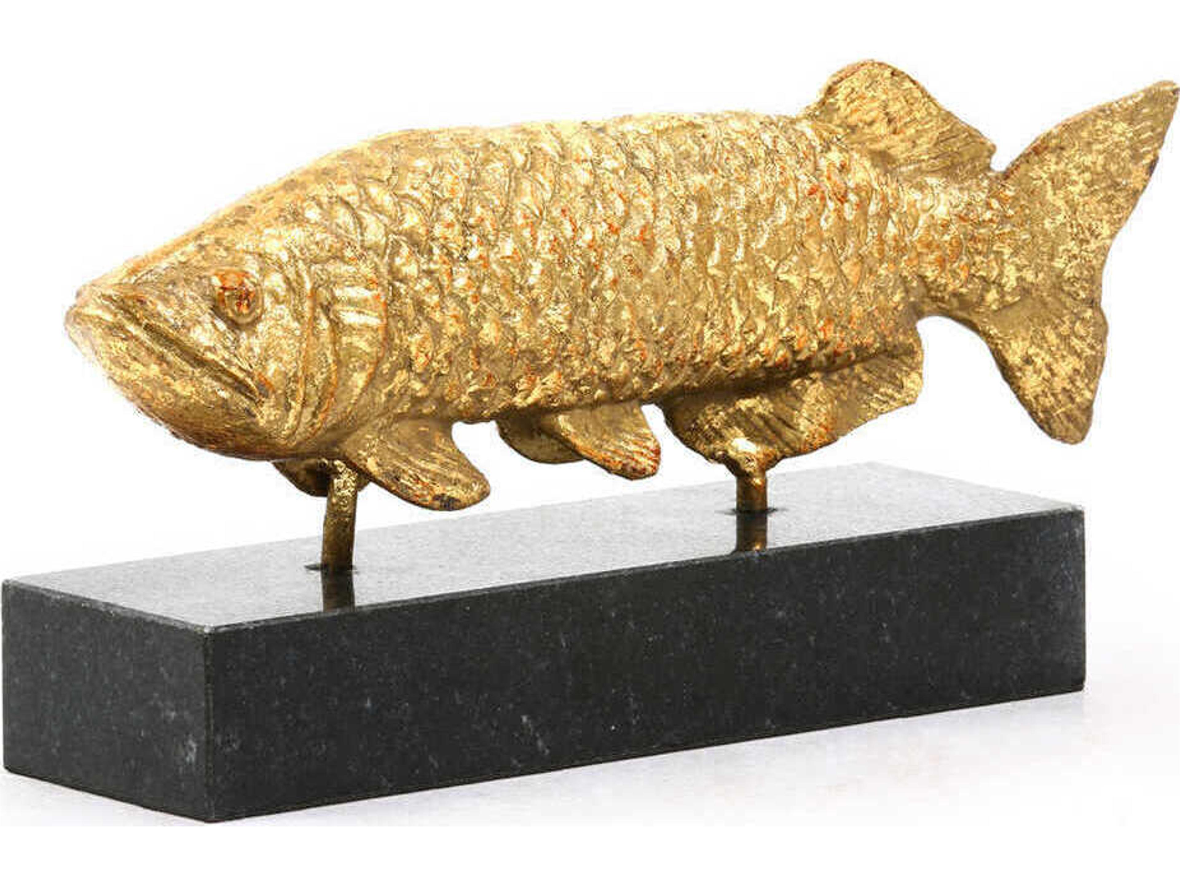 Villa & House Marianas Gold Leaf Sculpture