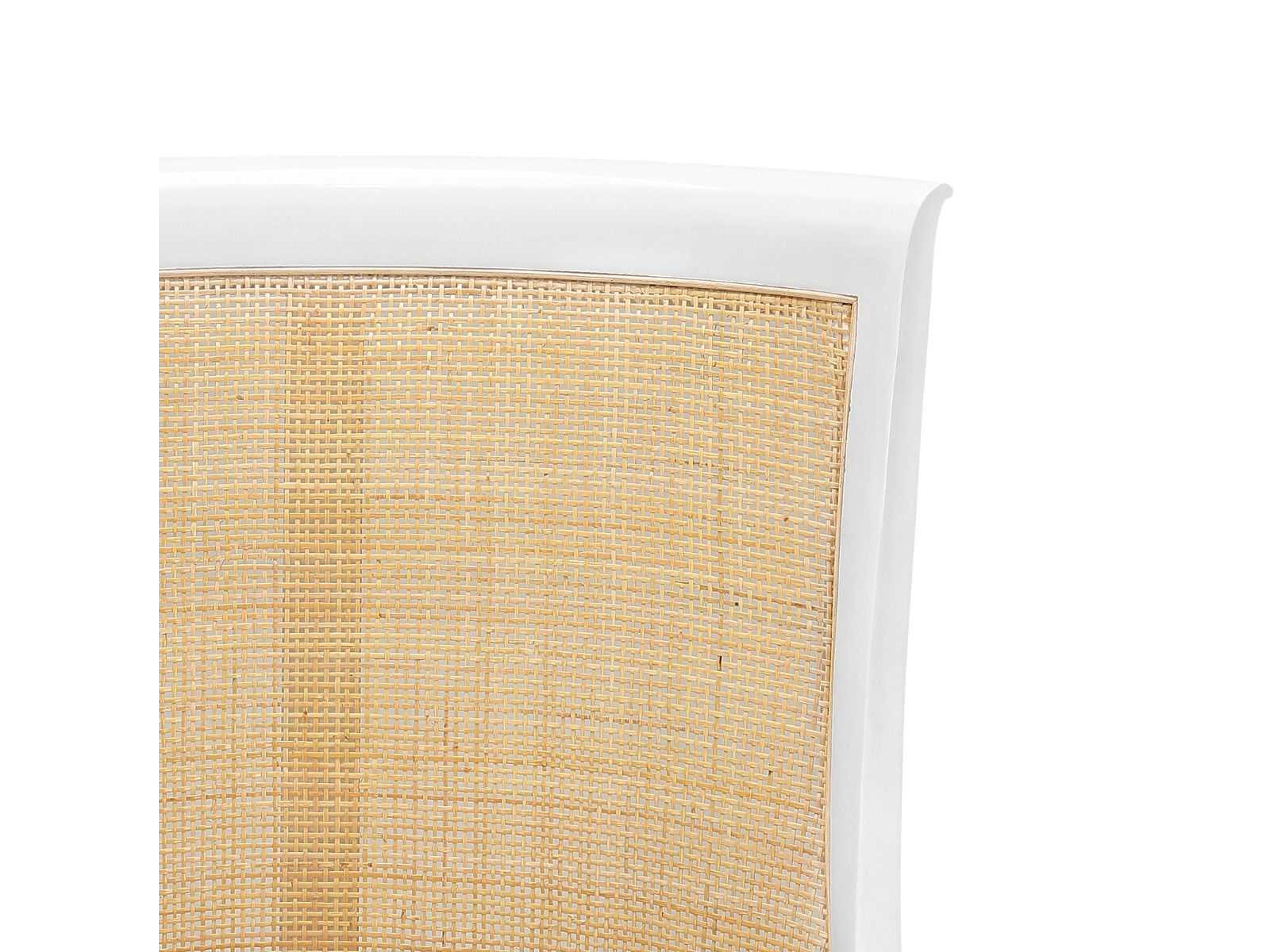 Villa & House Monaco Mahogany Wood Beige Upholstered Side Dining Chair