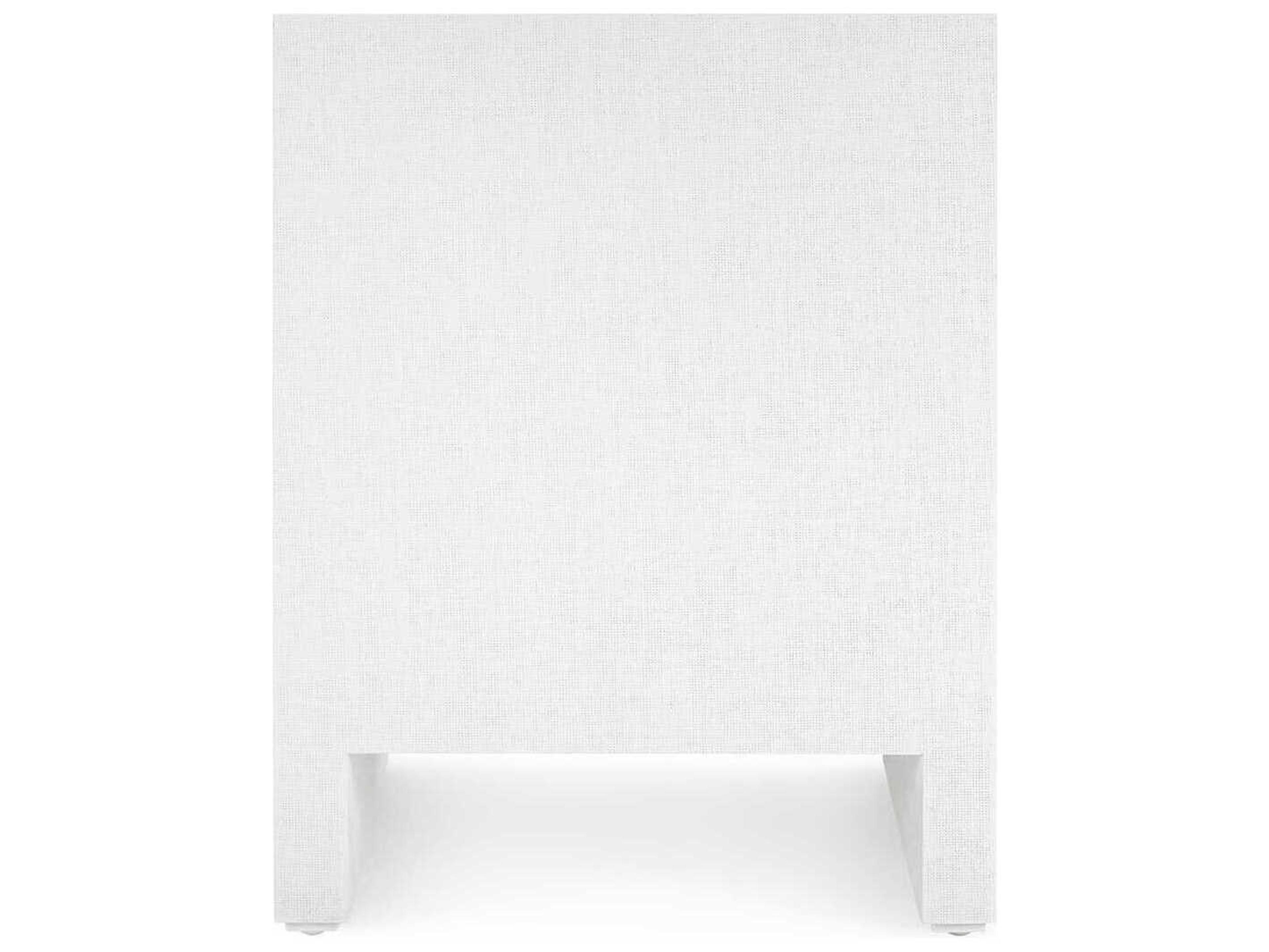 Villa & House Rectangular Wood Chiffon White End Table