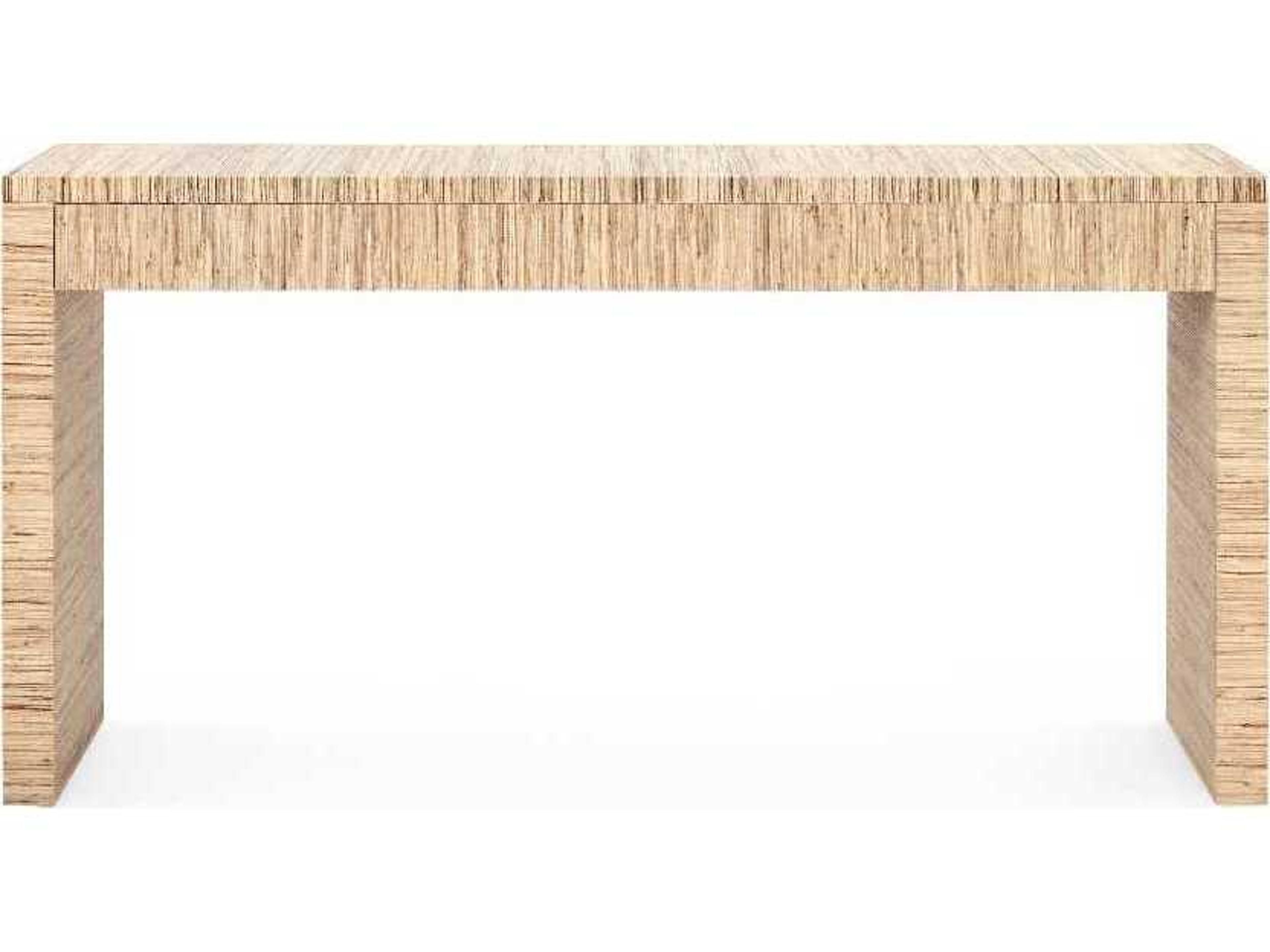 Villa & House Morgan Rectangular Wood Papyrus Console Table