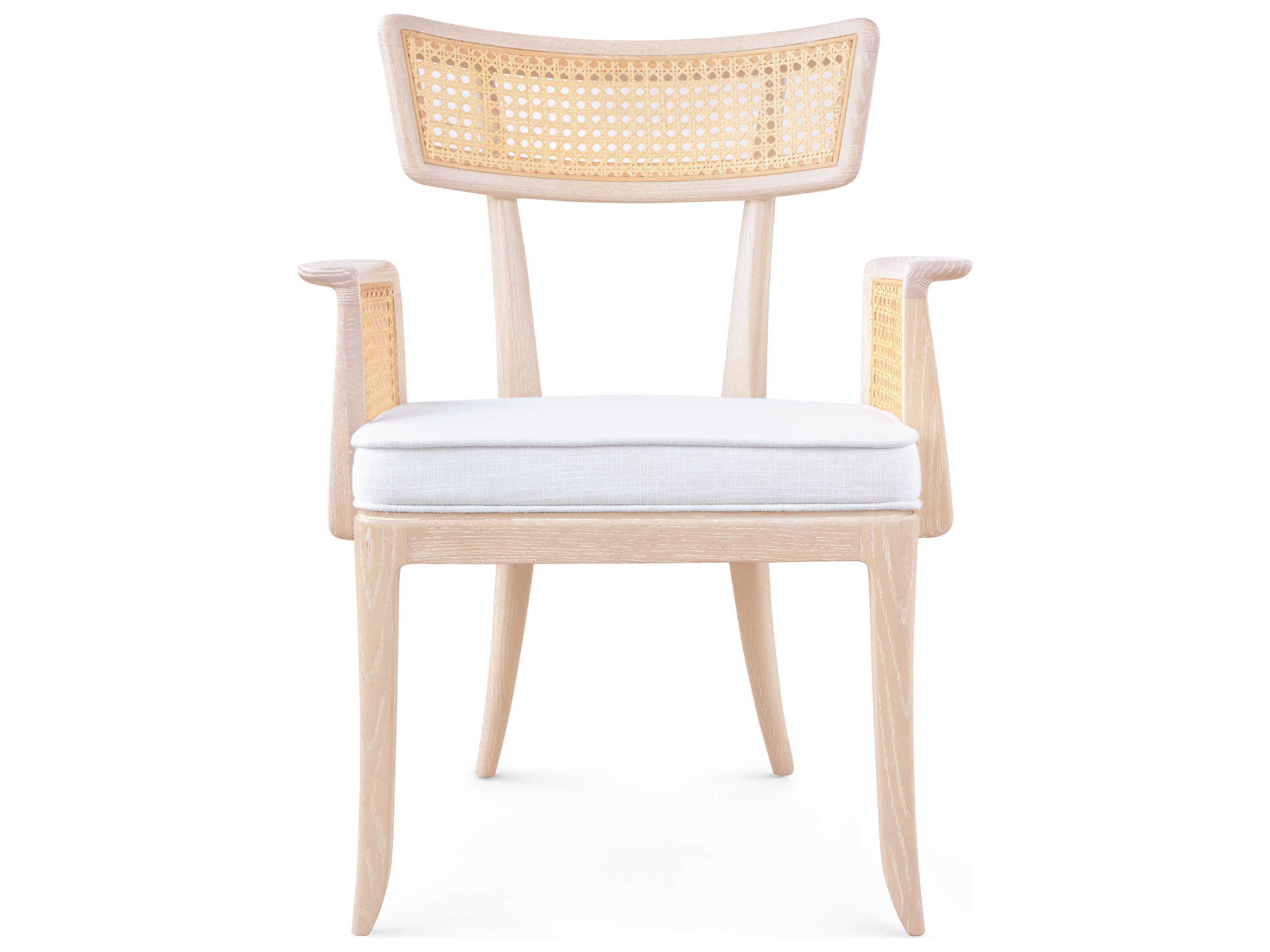 Villa & House Brown Upholstered Arm Dining Chair