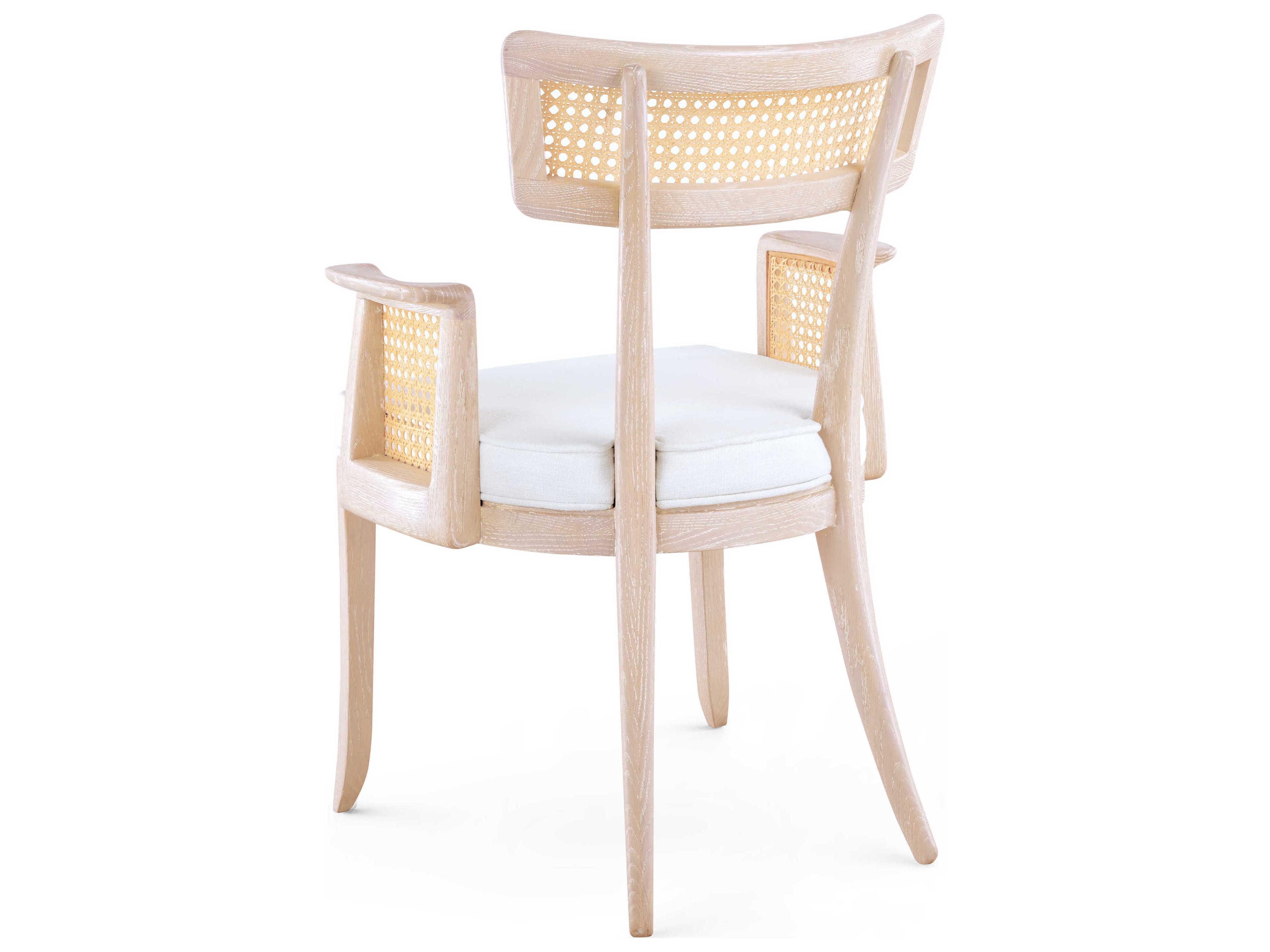 Villa & House Brown Upholstered Arm Dining Chair