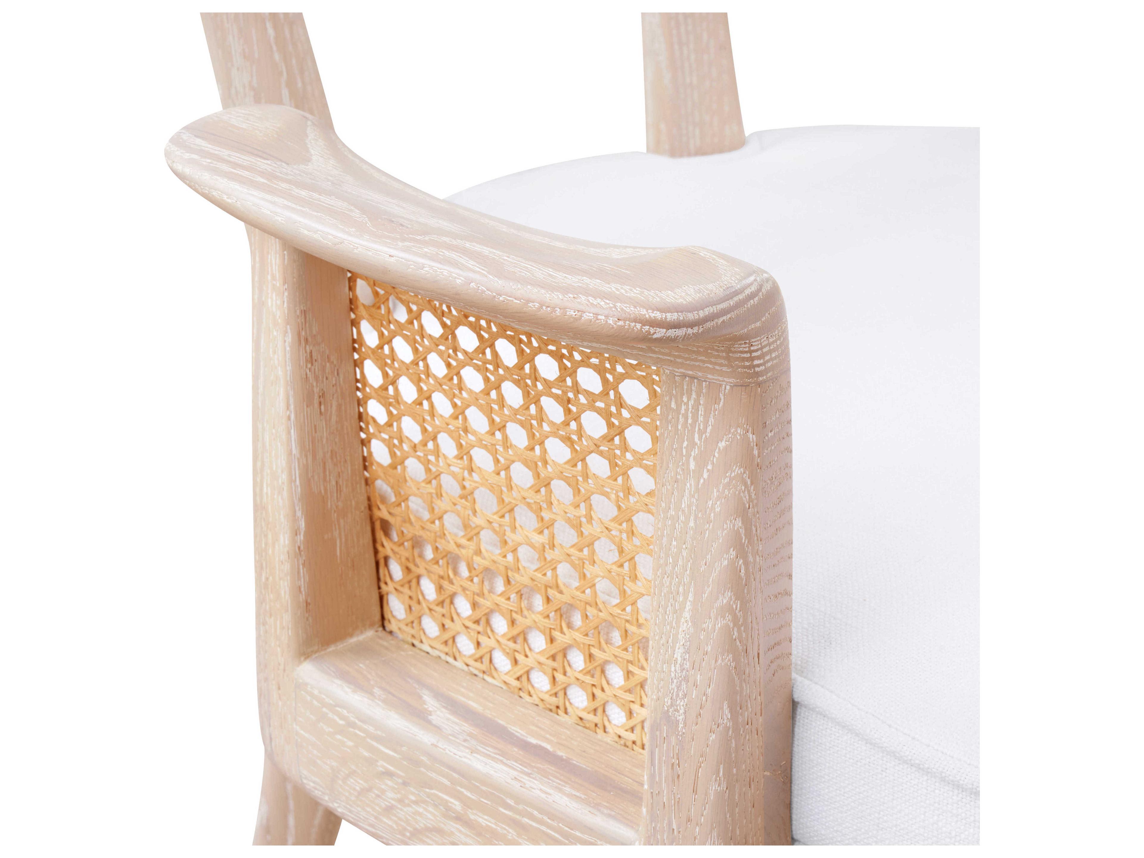 Villa & House Brown Upholstered Arm Dining Chair