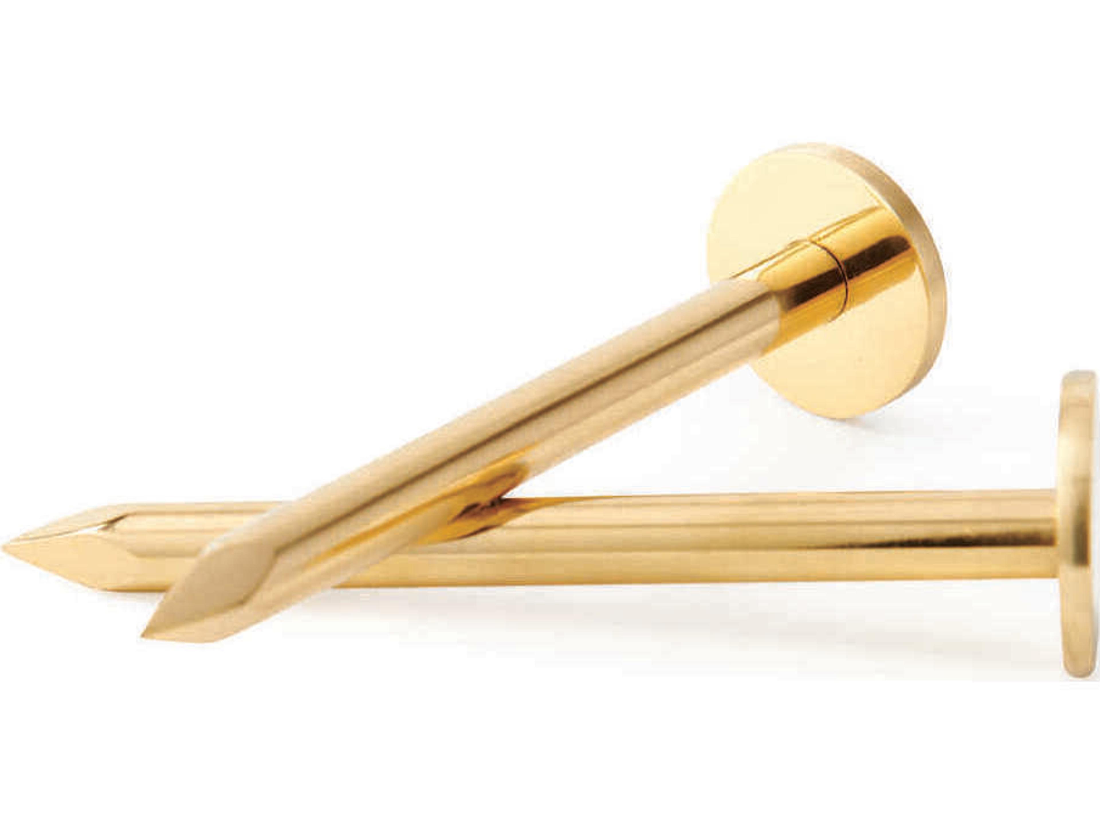 Villa & House Brass Nails Sculpture Set of 2