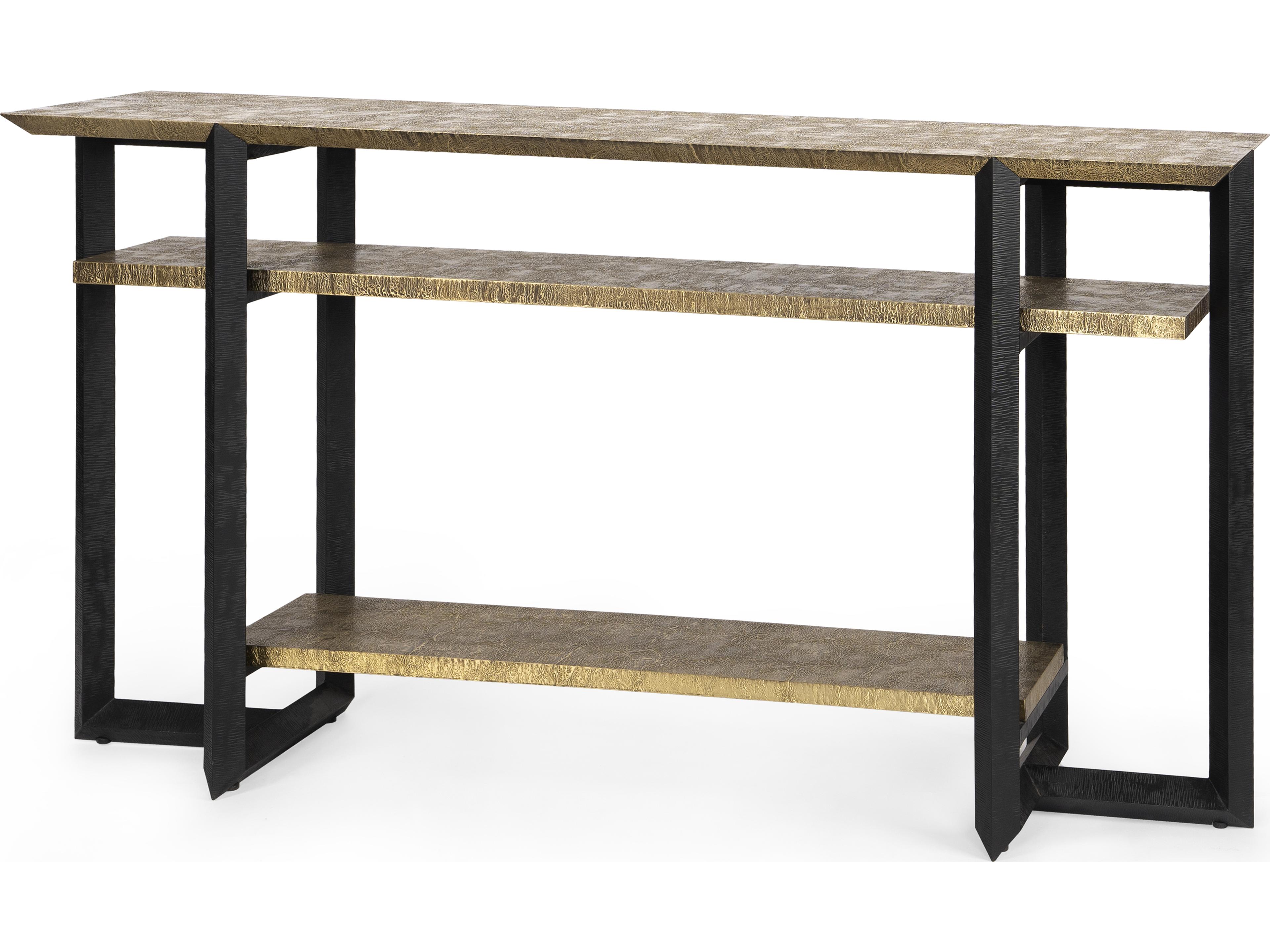 Norman Rectangular Metal Console Table