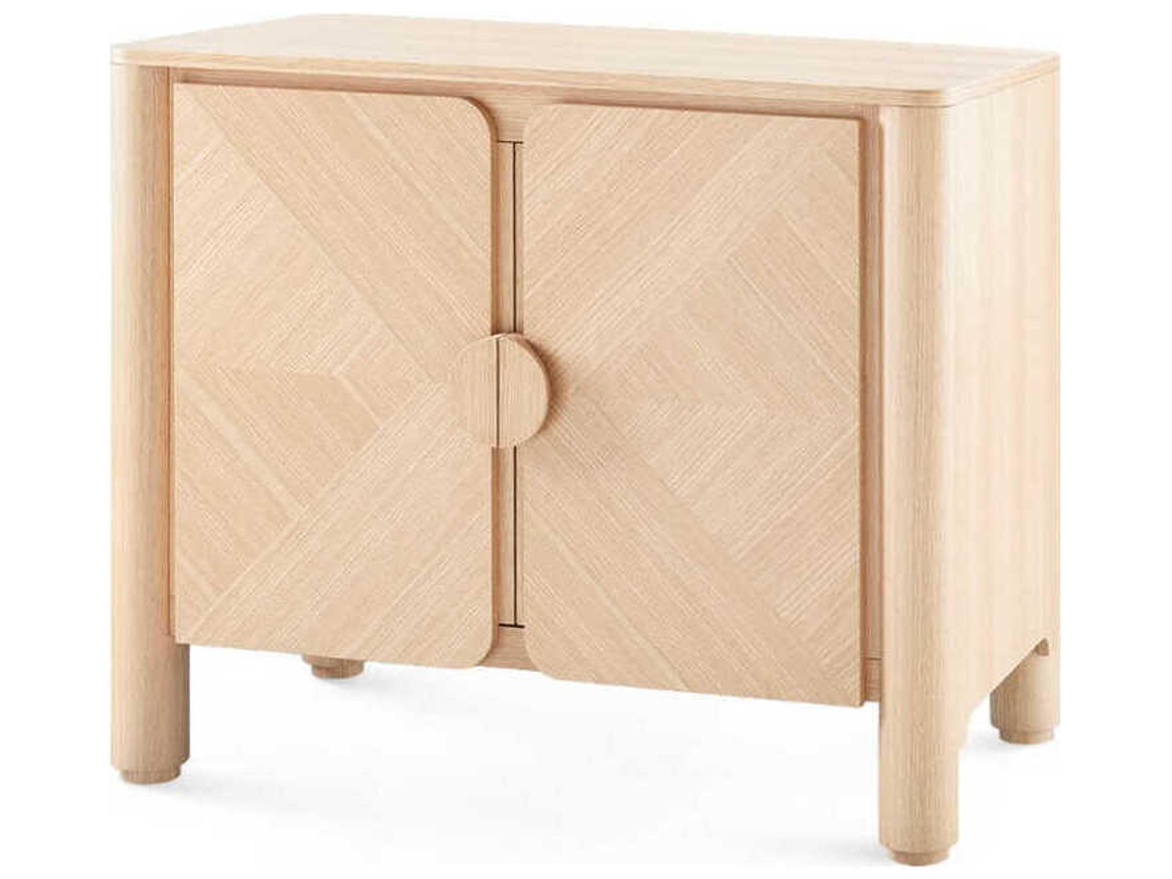 Nolan Pristine Oak Beige Wood Accent Chest