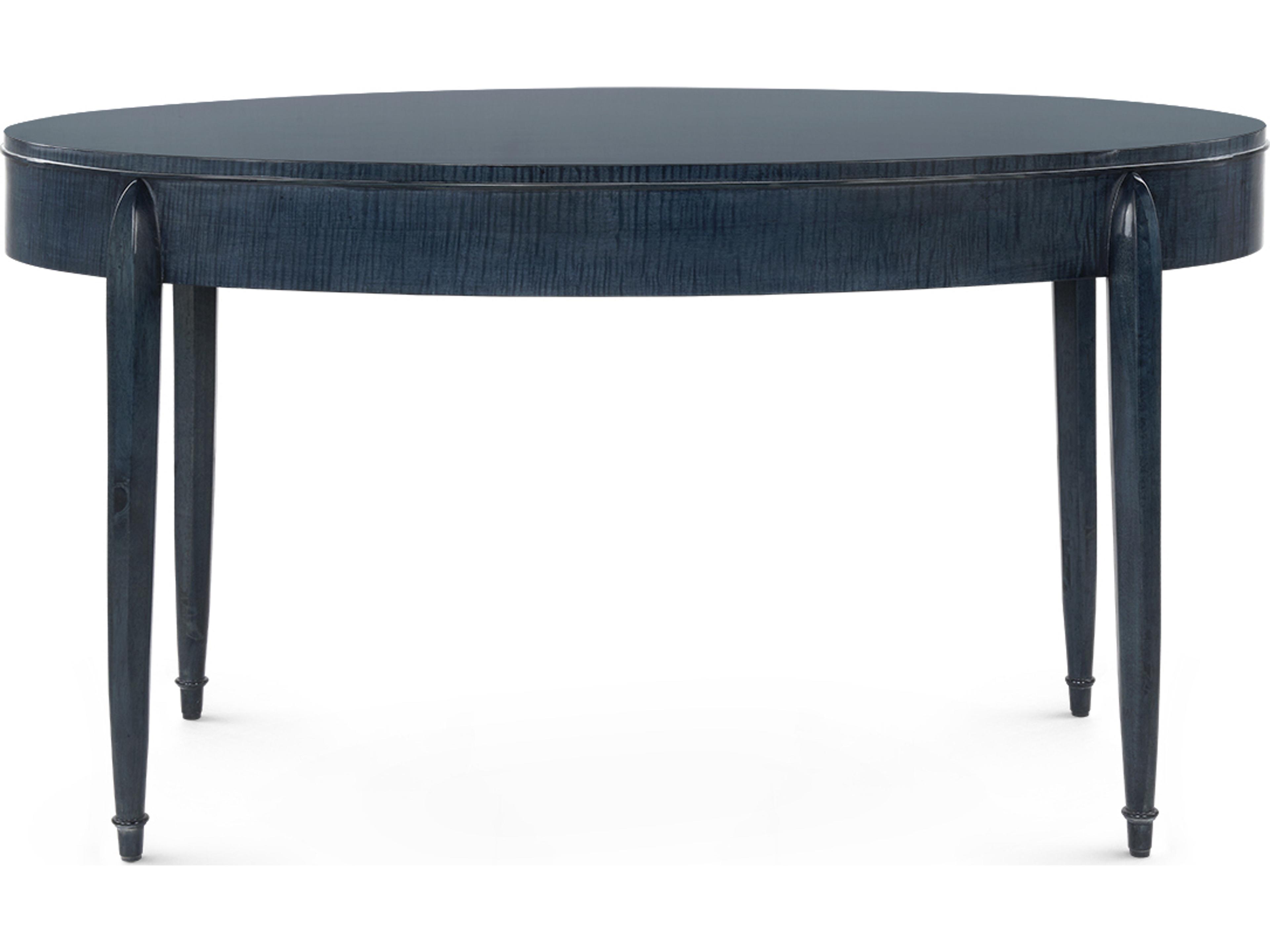 Villa & House Natalie Dusky Ocean Blue Sycamore Wood Writing Desk