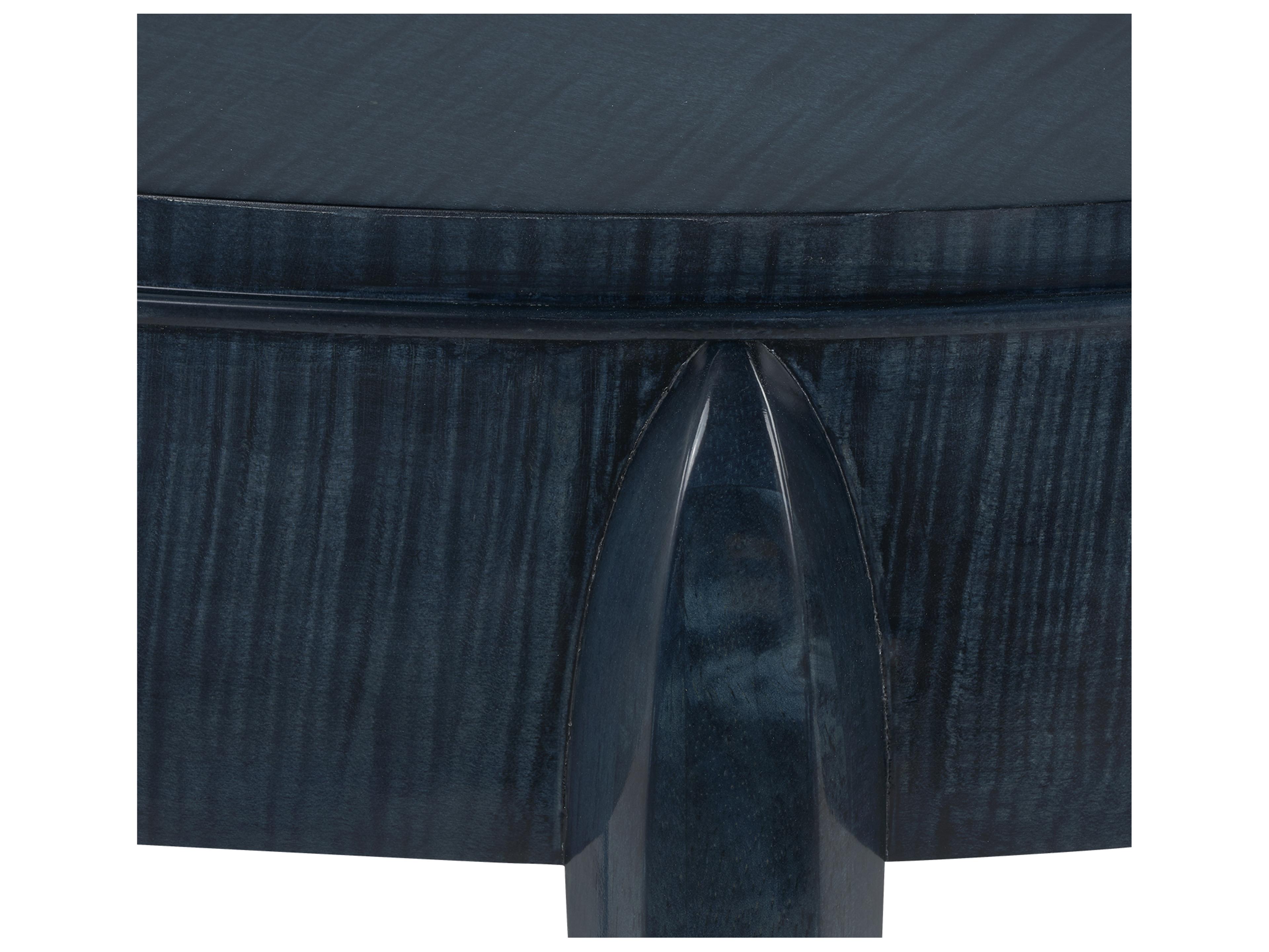 Villa & House Natalie Dusky Ocean Blue Sycamore Wood Writing Desk