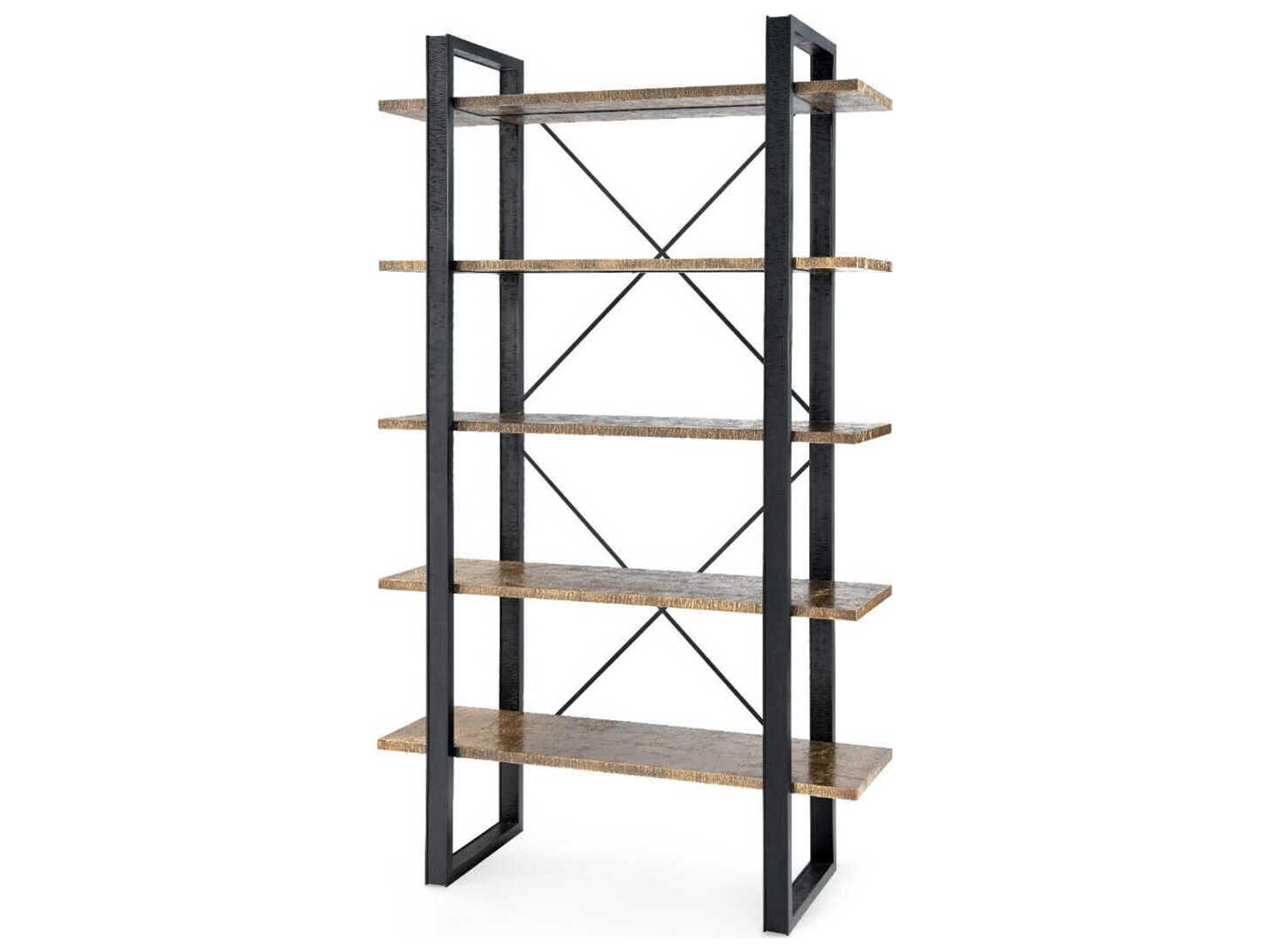 Antique Brass Etagere