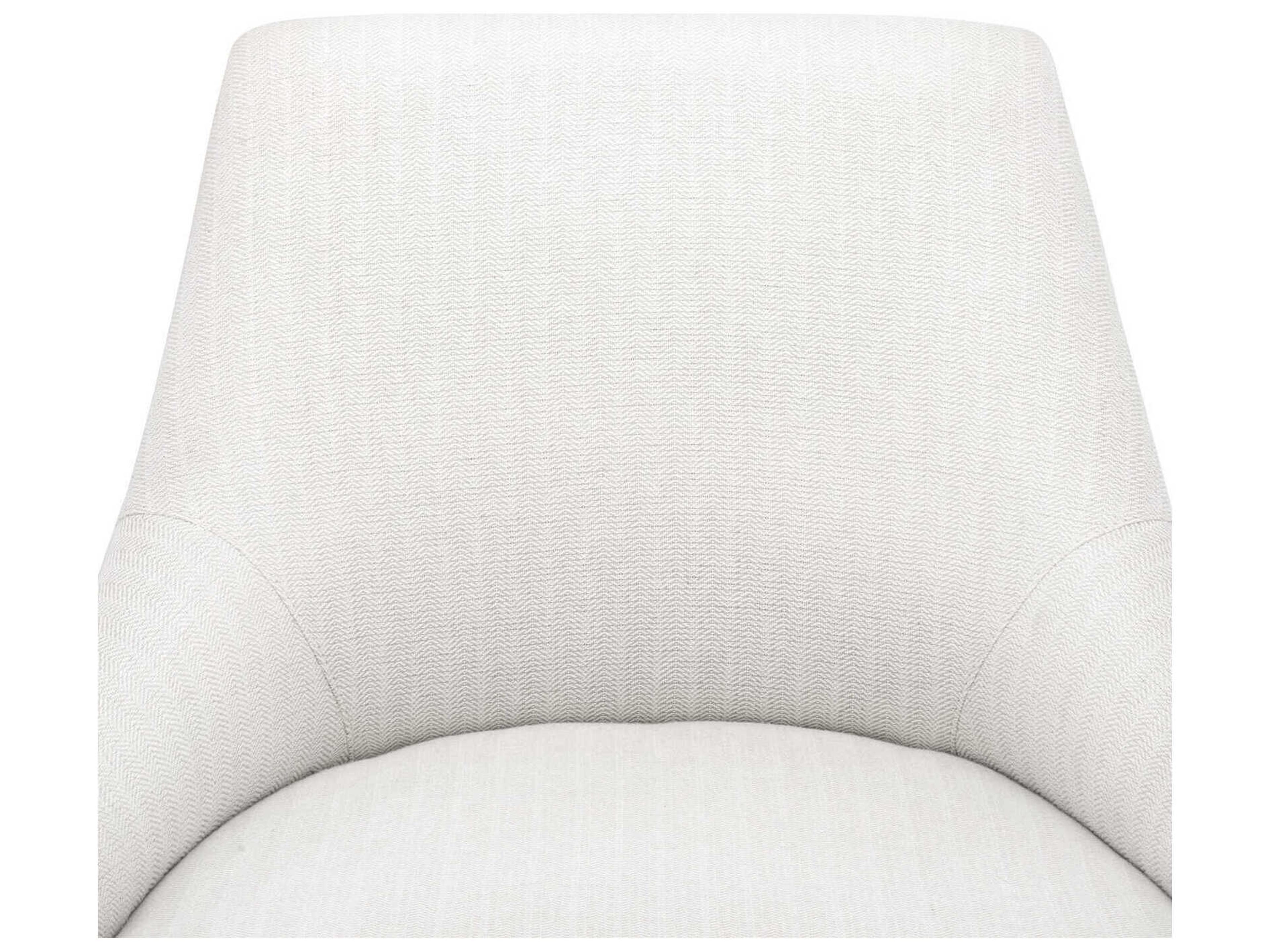 Villa & House White Upholstered Side Dining Chair