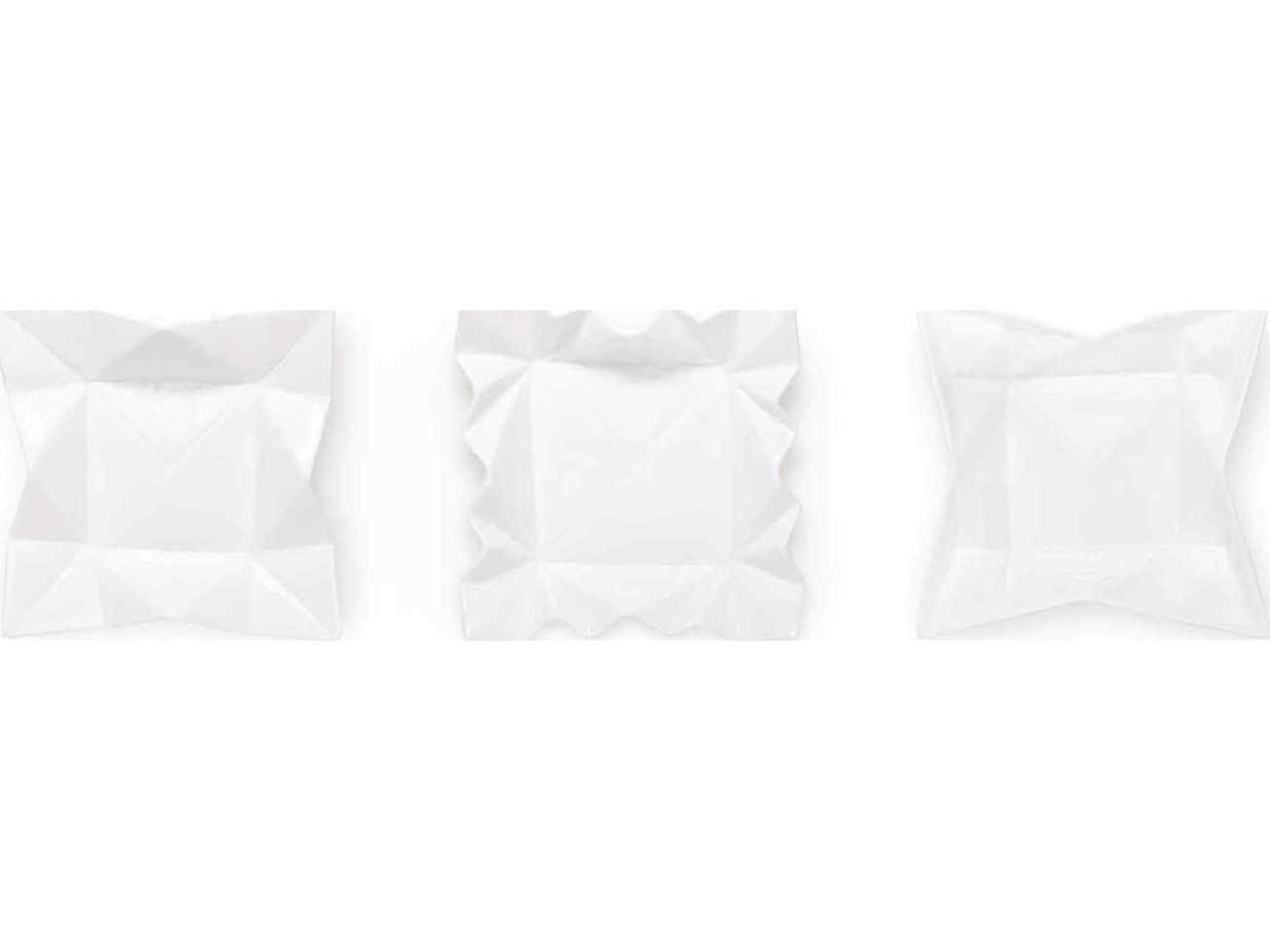 Villa & House Catch All Blance de Chine Origami Set of 3