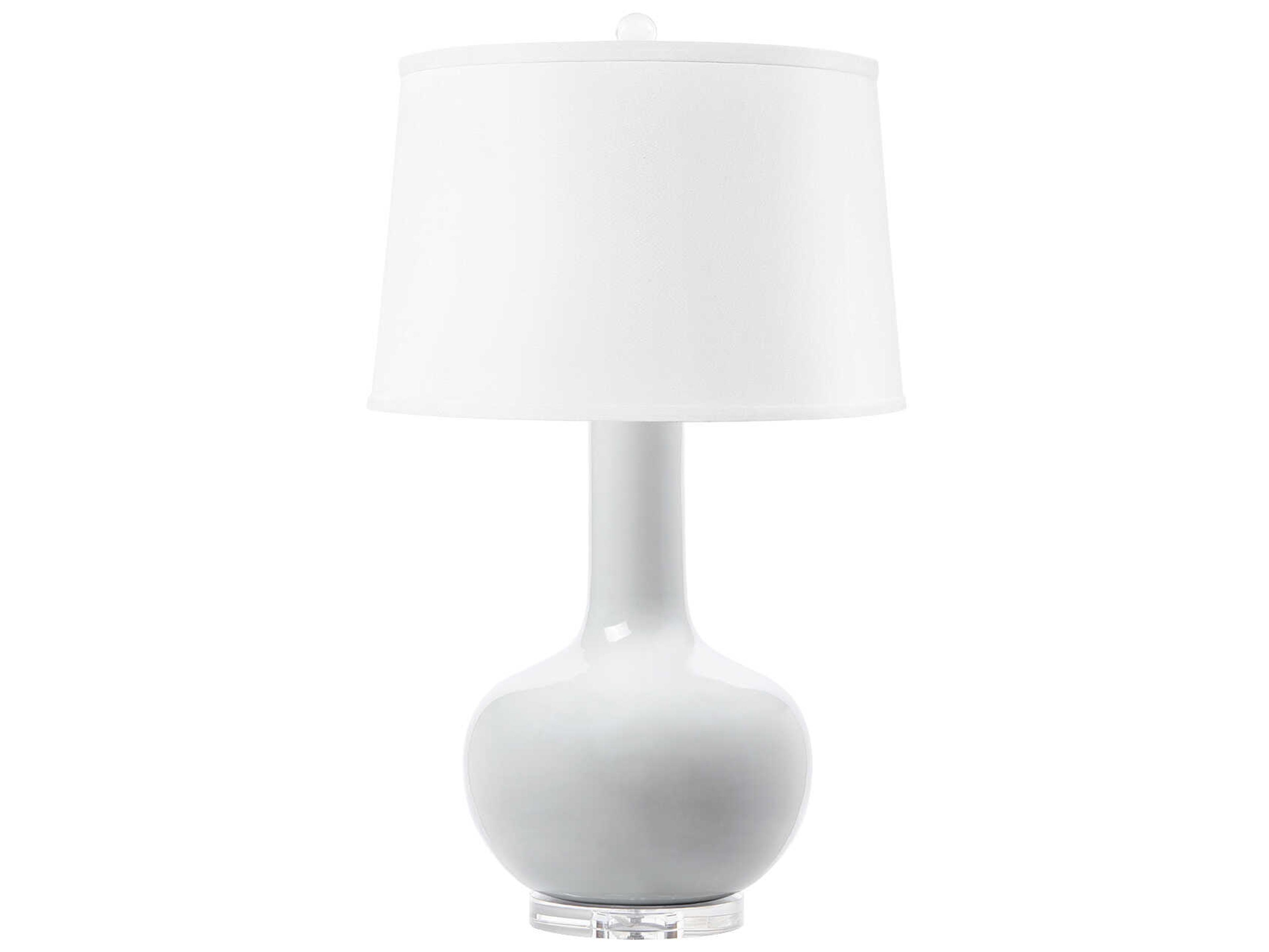 Pablo Glacial Mist White Buffet Lamp