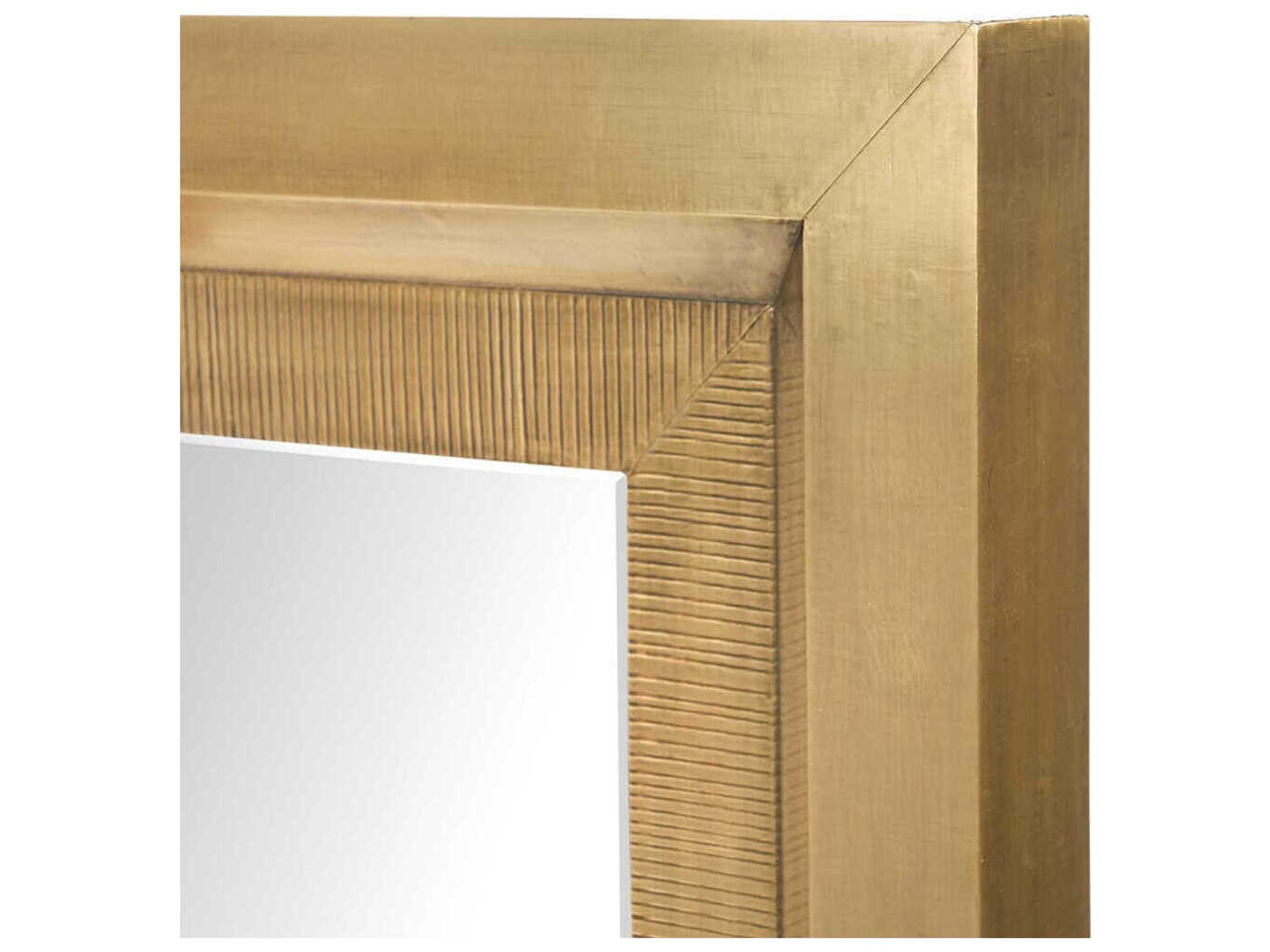 Villa & House Princeton Antique Brass Wall Mirror Rectangular