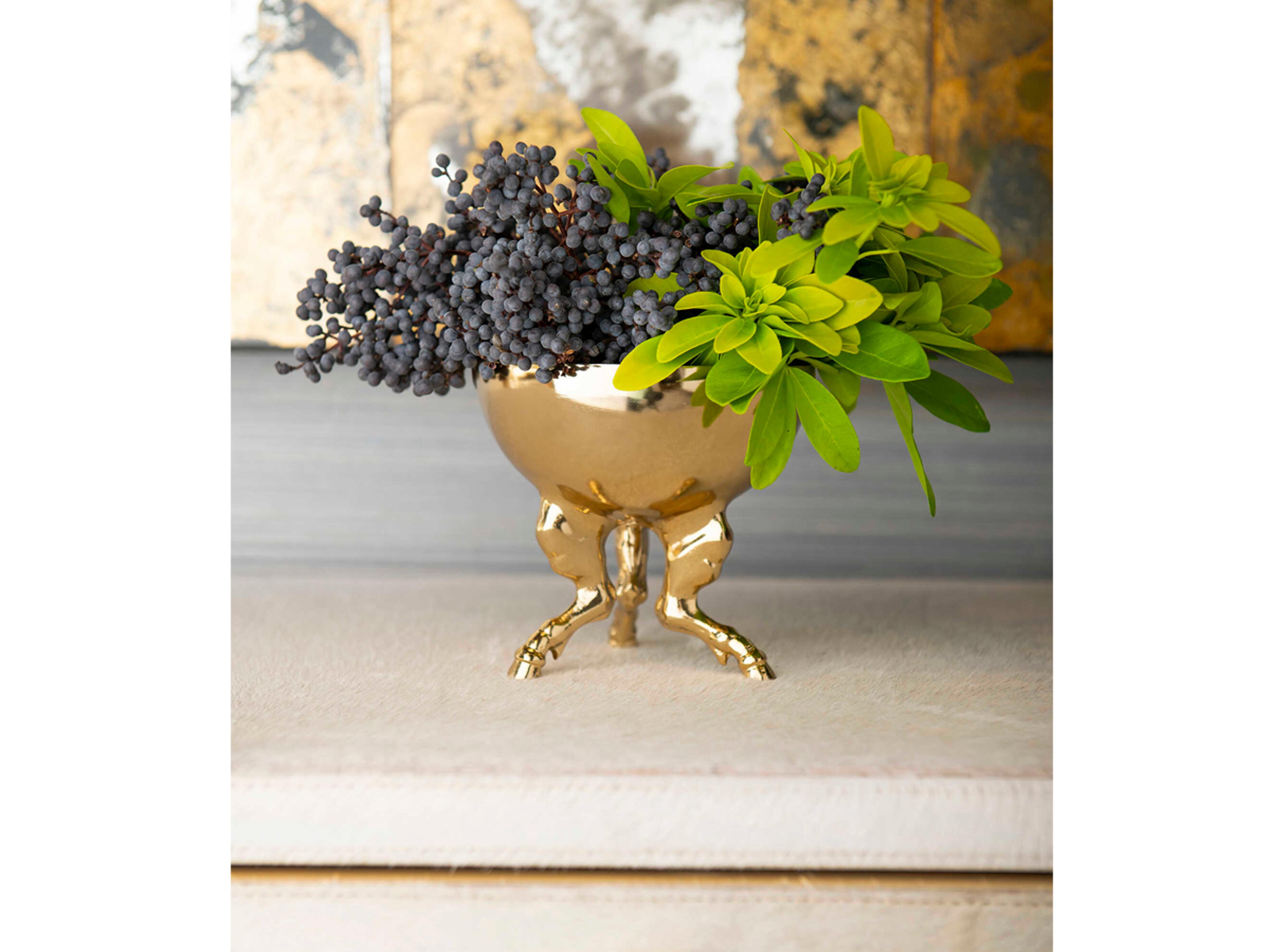 Villa & House Pegasus Brass Bowl