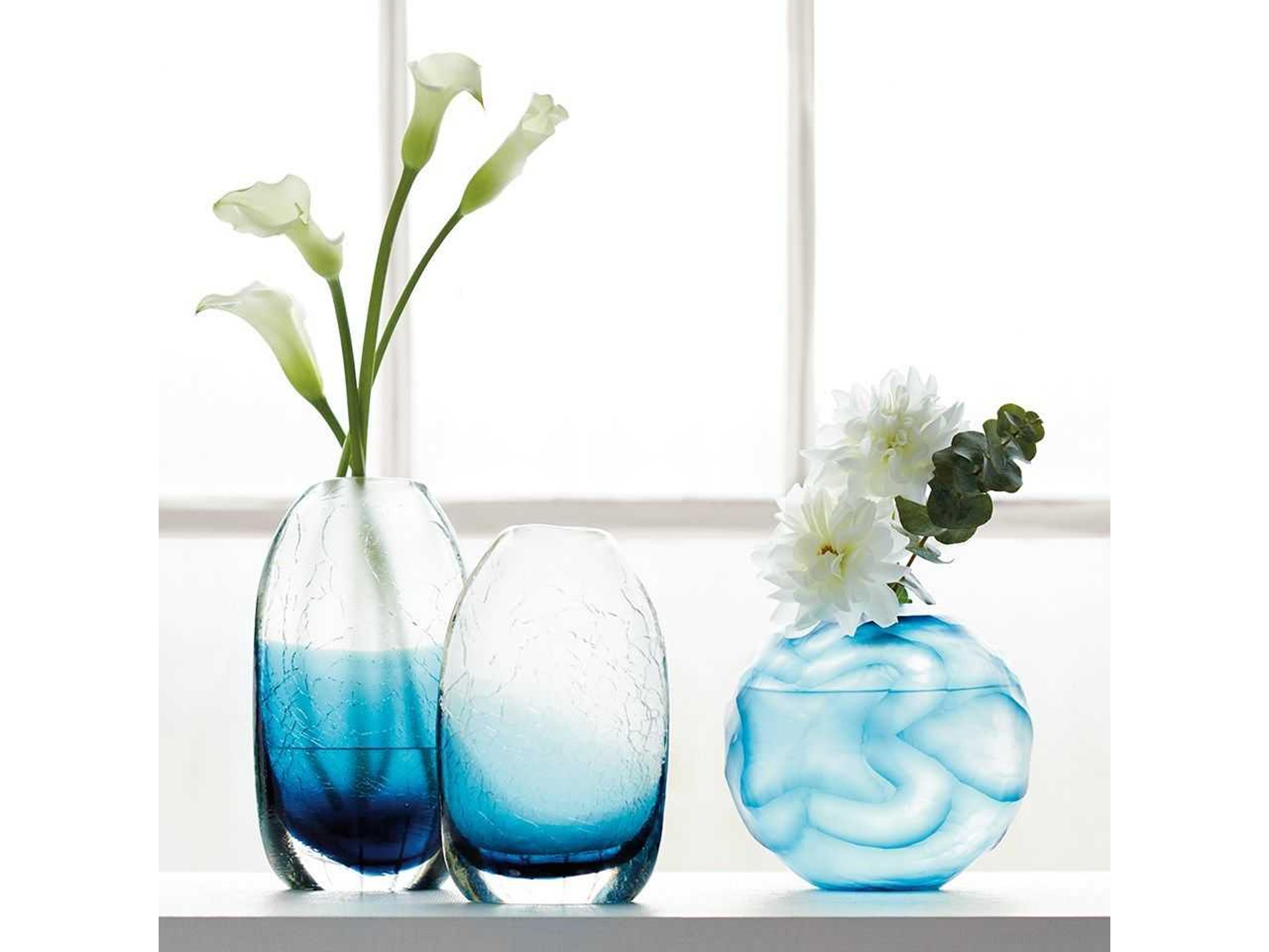 Villa & House Accent Ocean Blue Vase