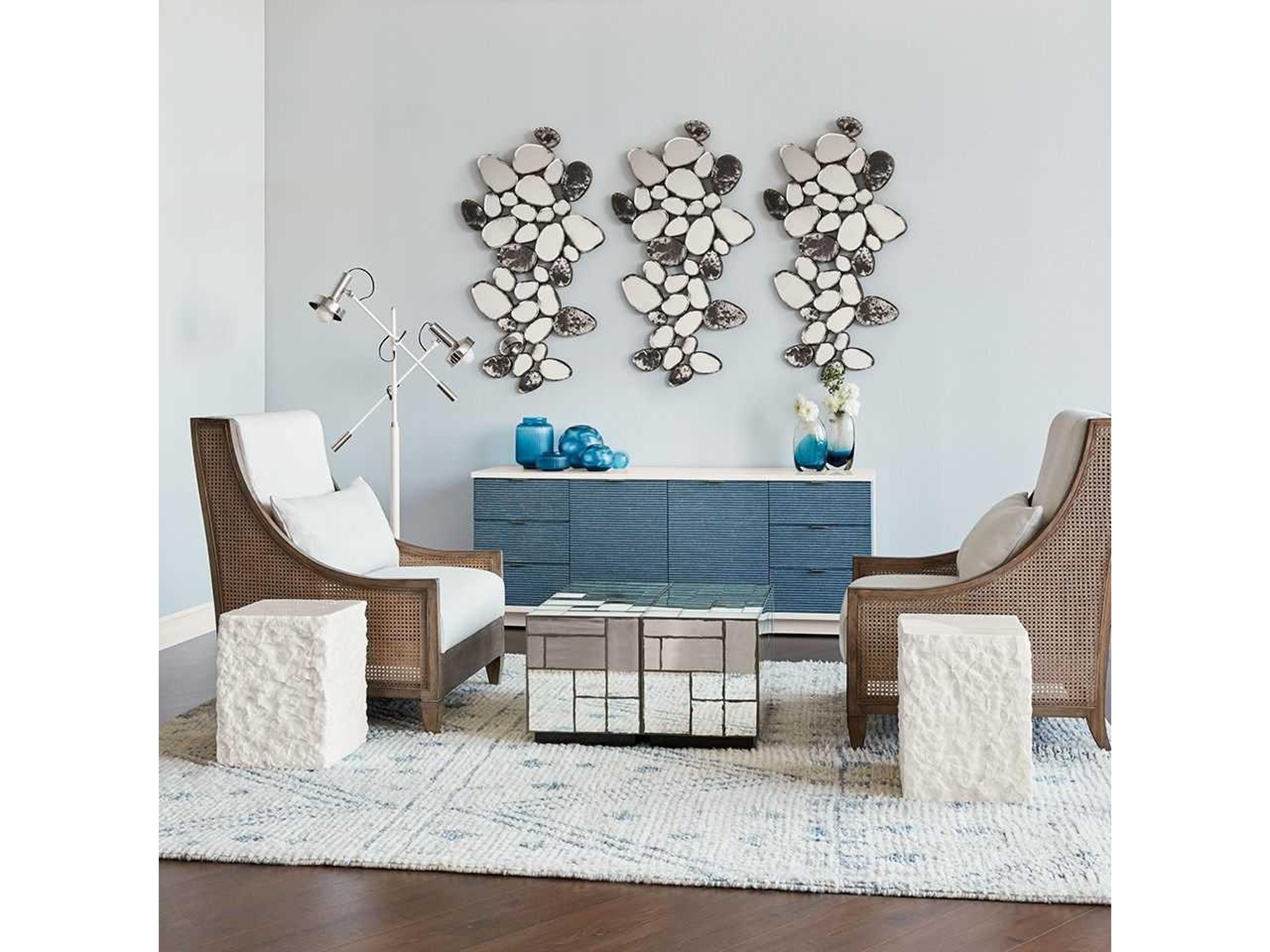 Villa & House Accent Ocean Blue Vase