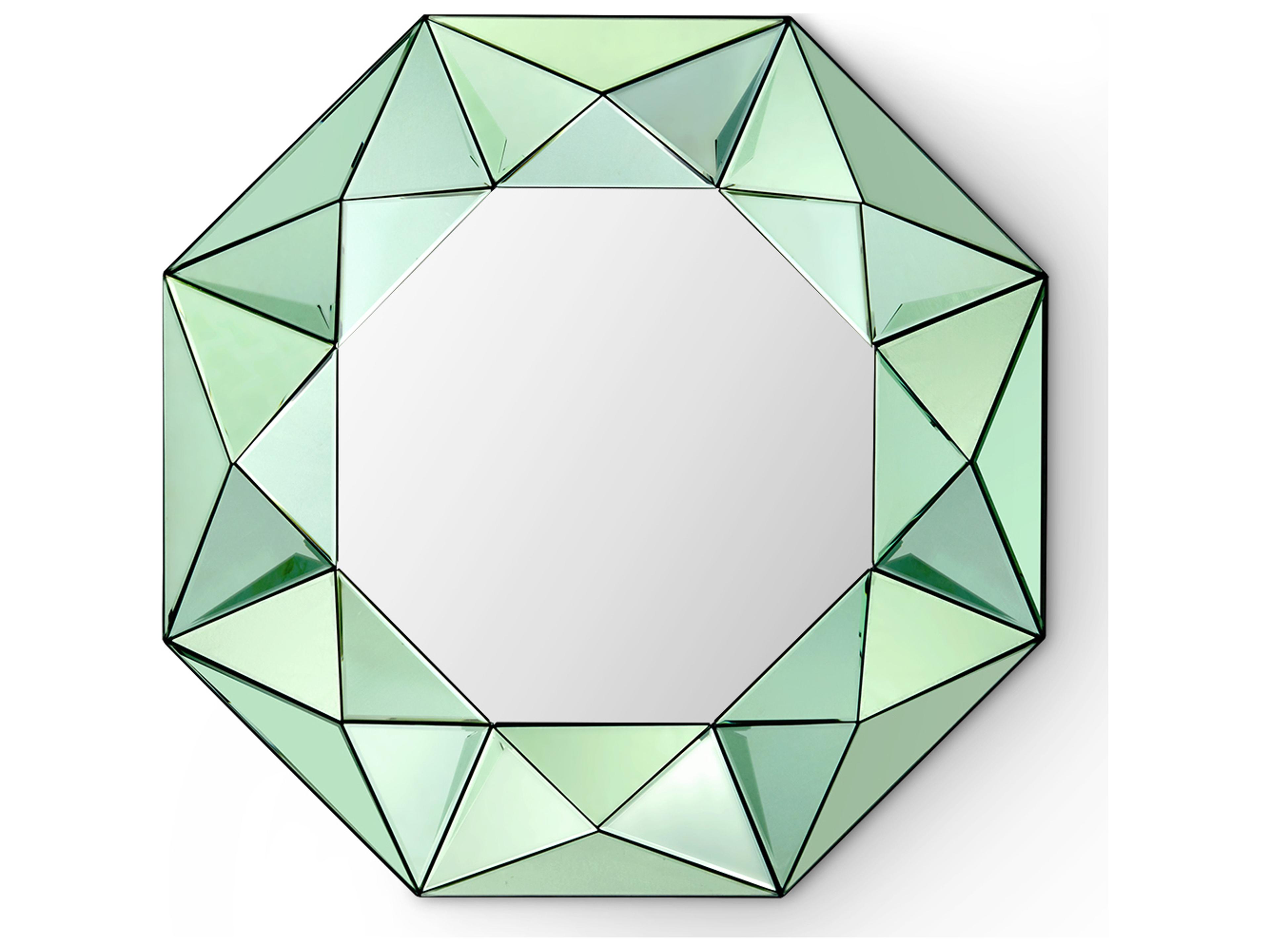 Phoenix Peridot Green Wall Mirror