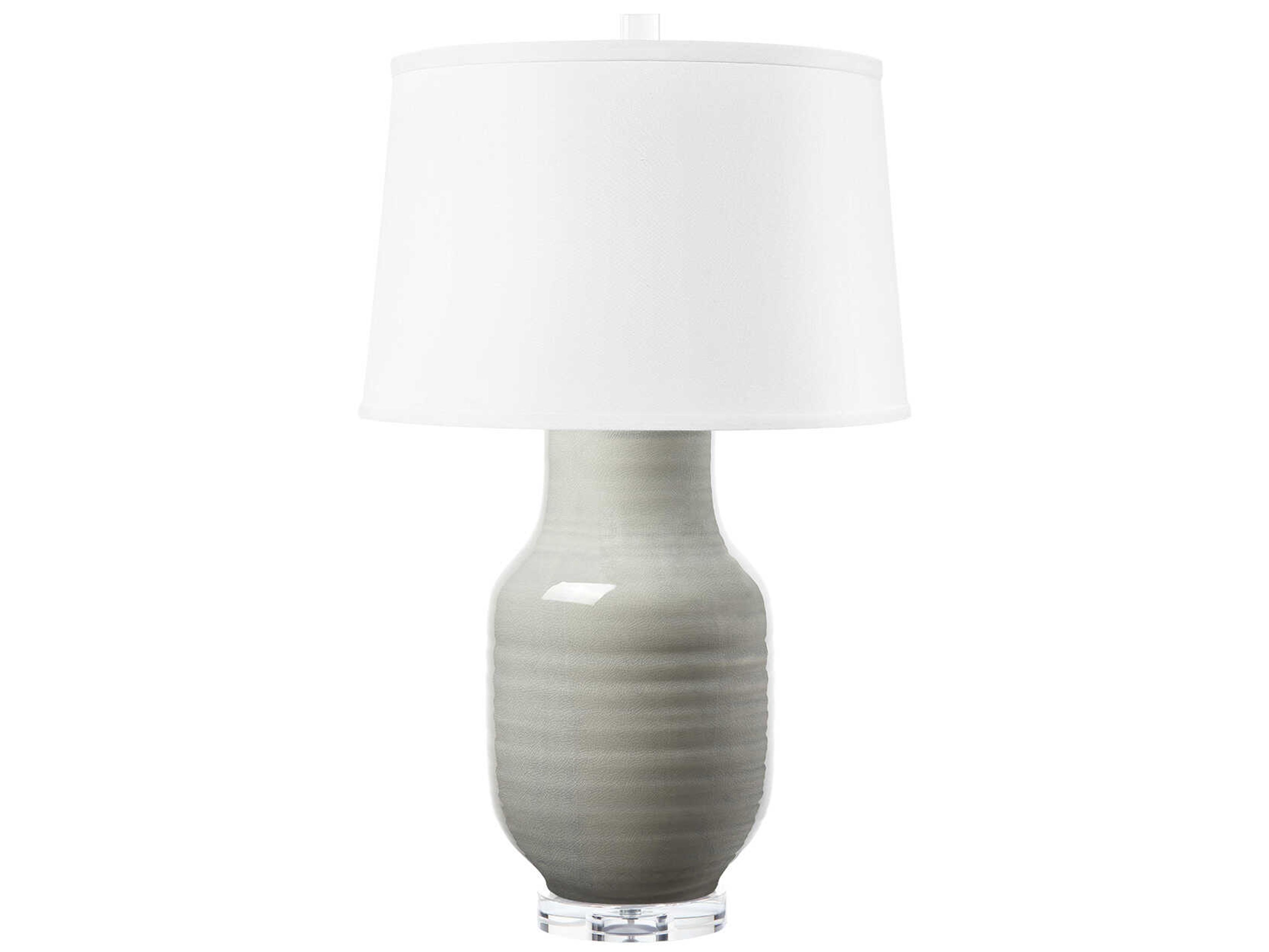 Positano Frosty Mist Gray Buffet Lamp