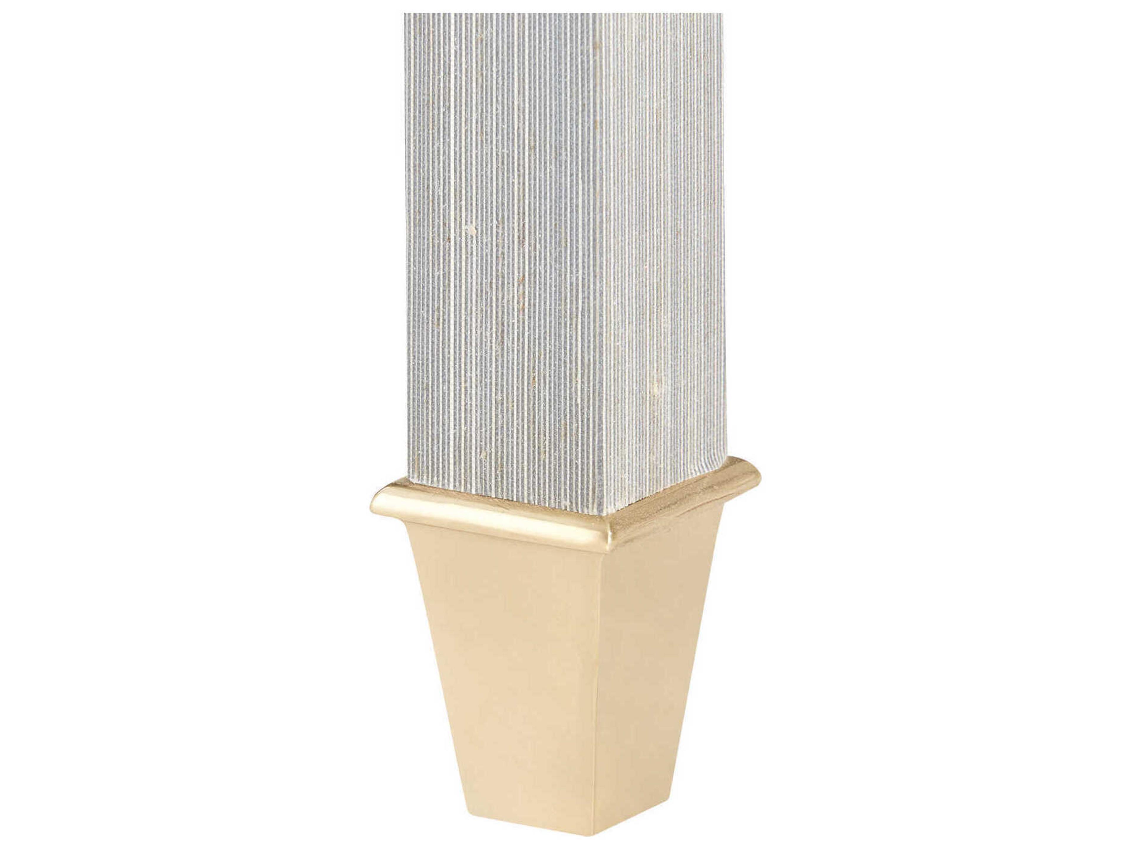 Villa & House Rectangular Wood Slate Blue Shimmer End Table