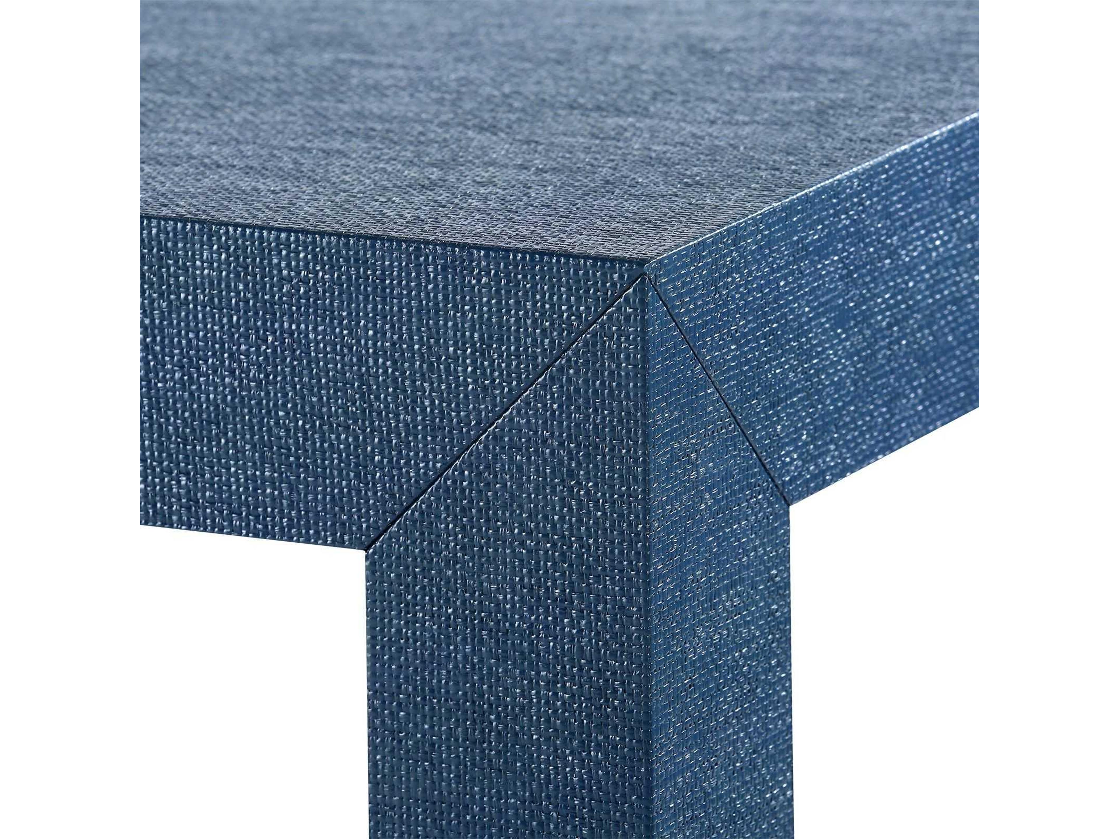 Villa & House Parsons Rectangular Navy Blue Console Table