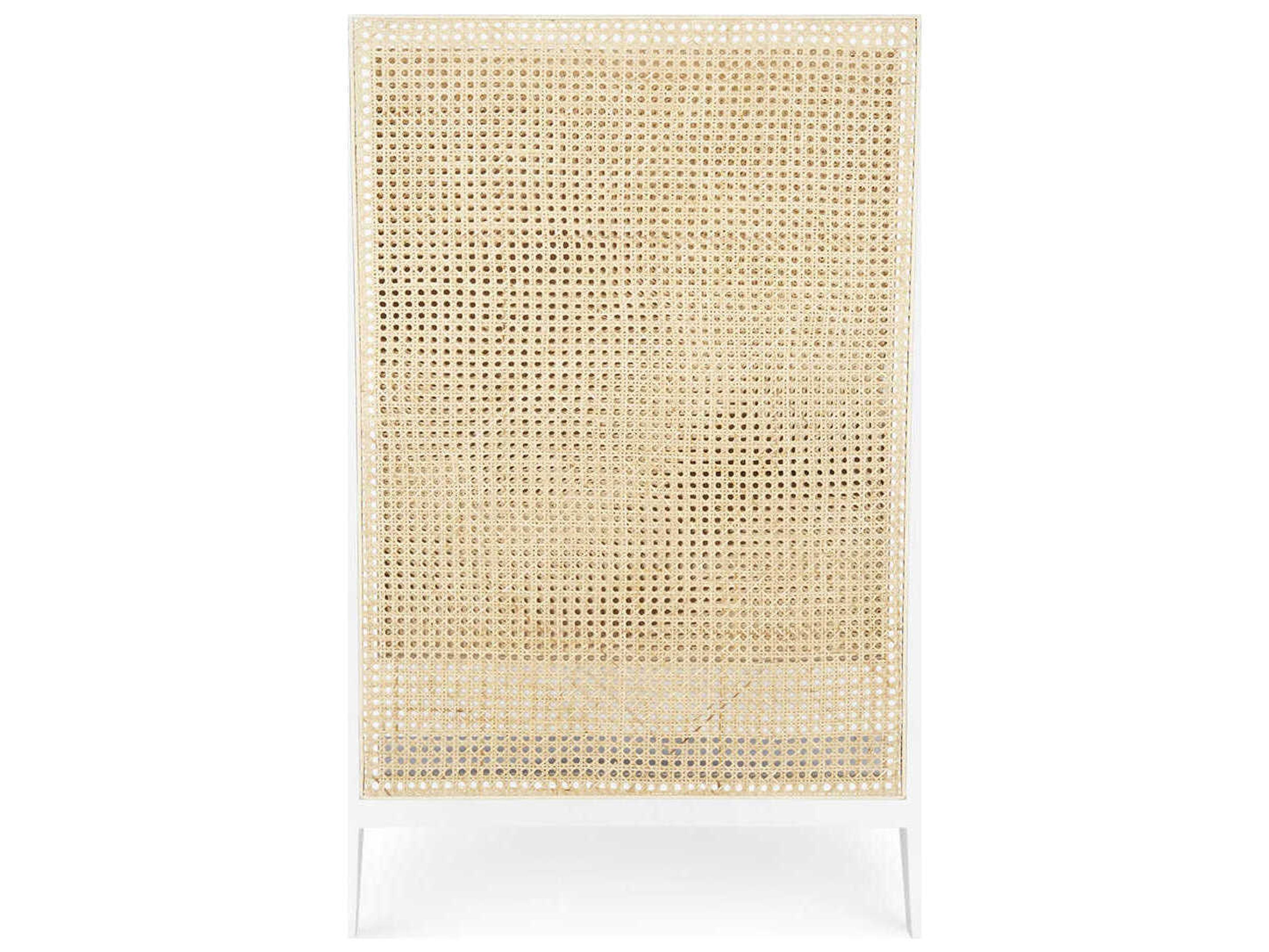 Villa & House White Fabric Accent Chair