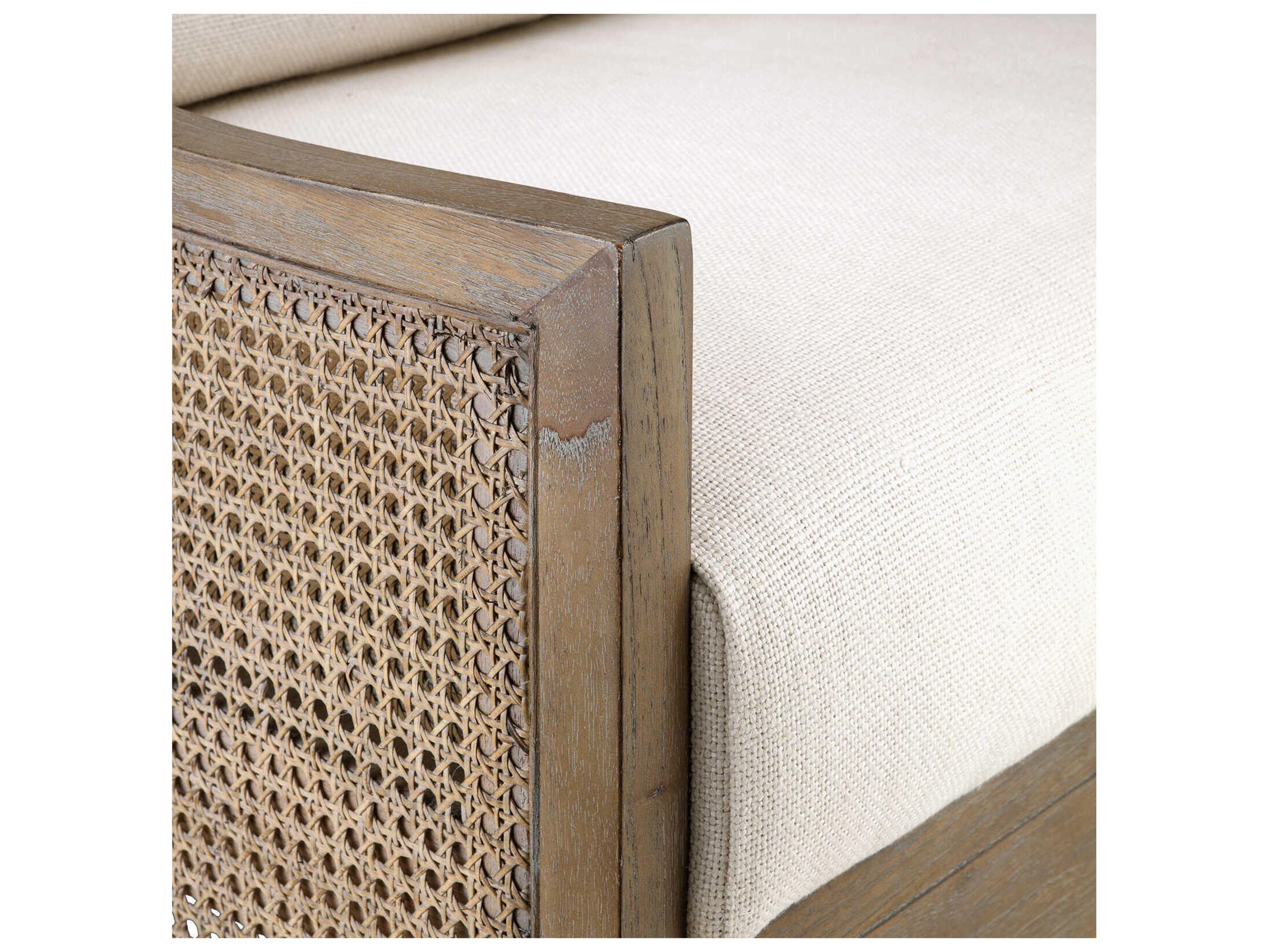 Villa & House Brown Fabric Accent Chair