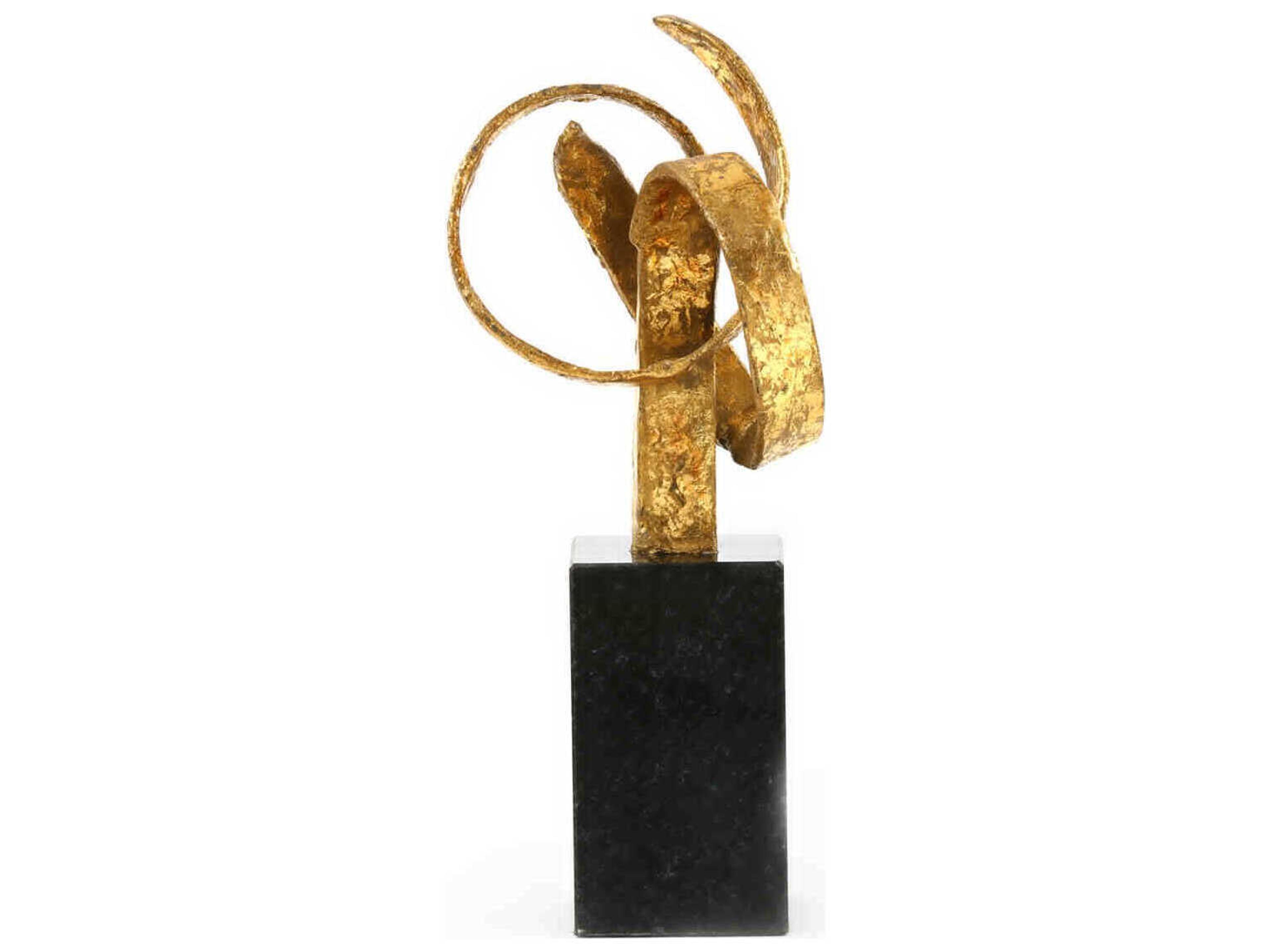 Villa & House Ribbon Gold Leaf Sculpture