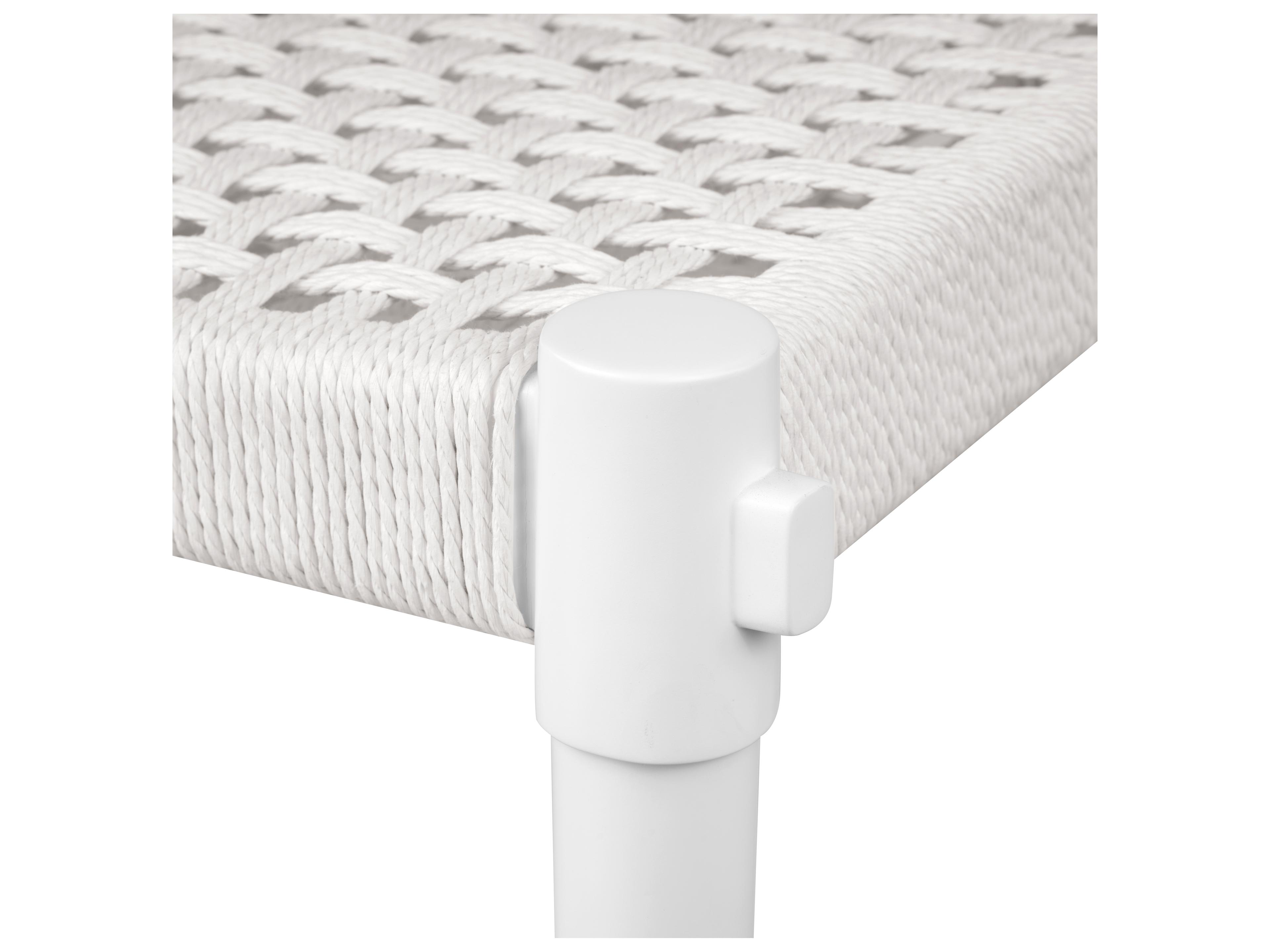 Villa & House Vanilla White Accent Stool