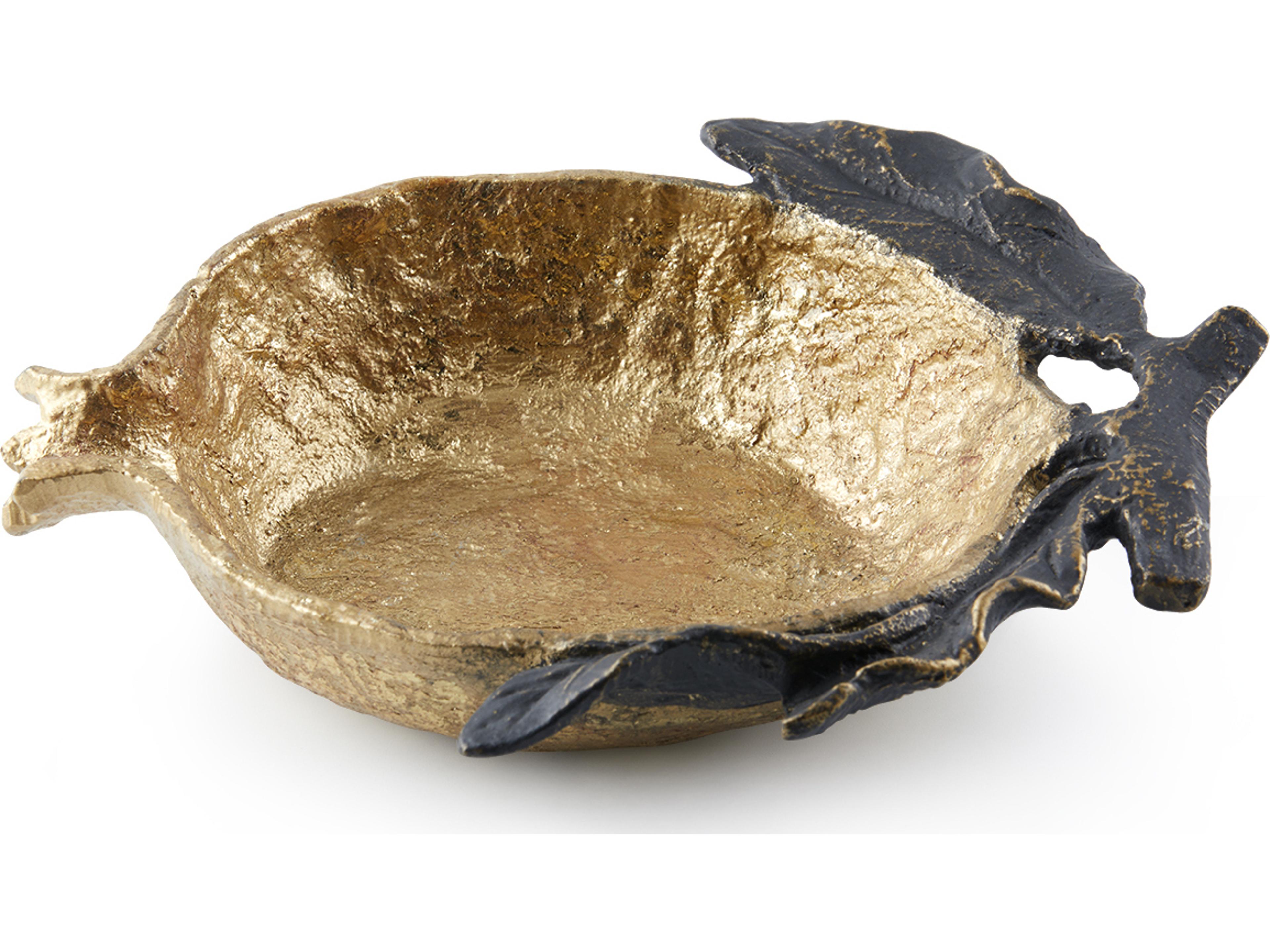 Villa & House Roxanne Gold Leaf Decorative Plate