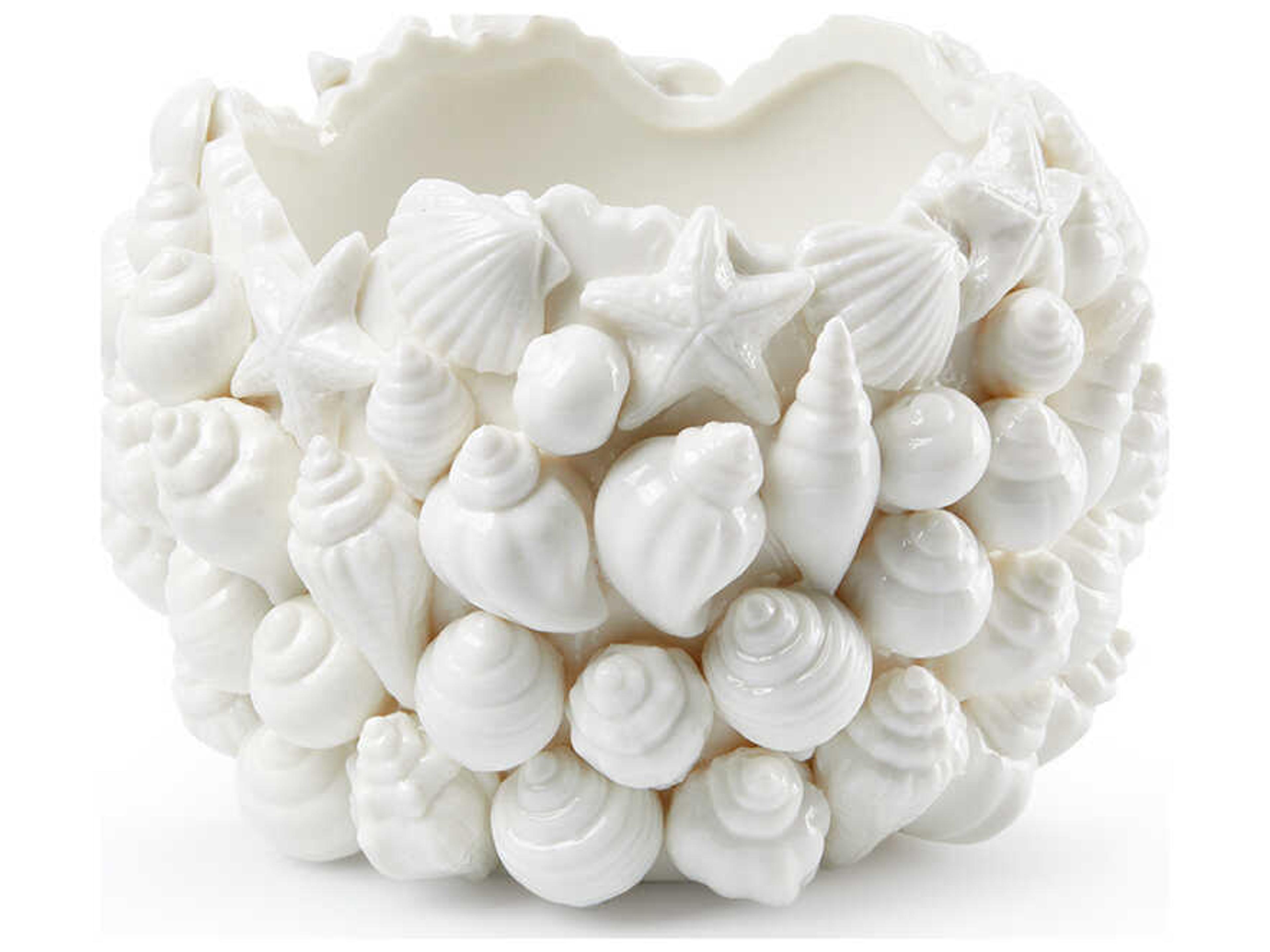 Sanibel Blanc De Chine White Vase