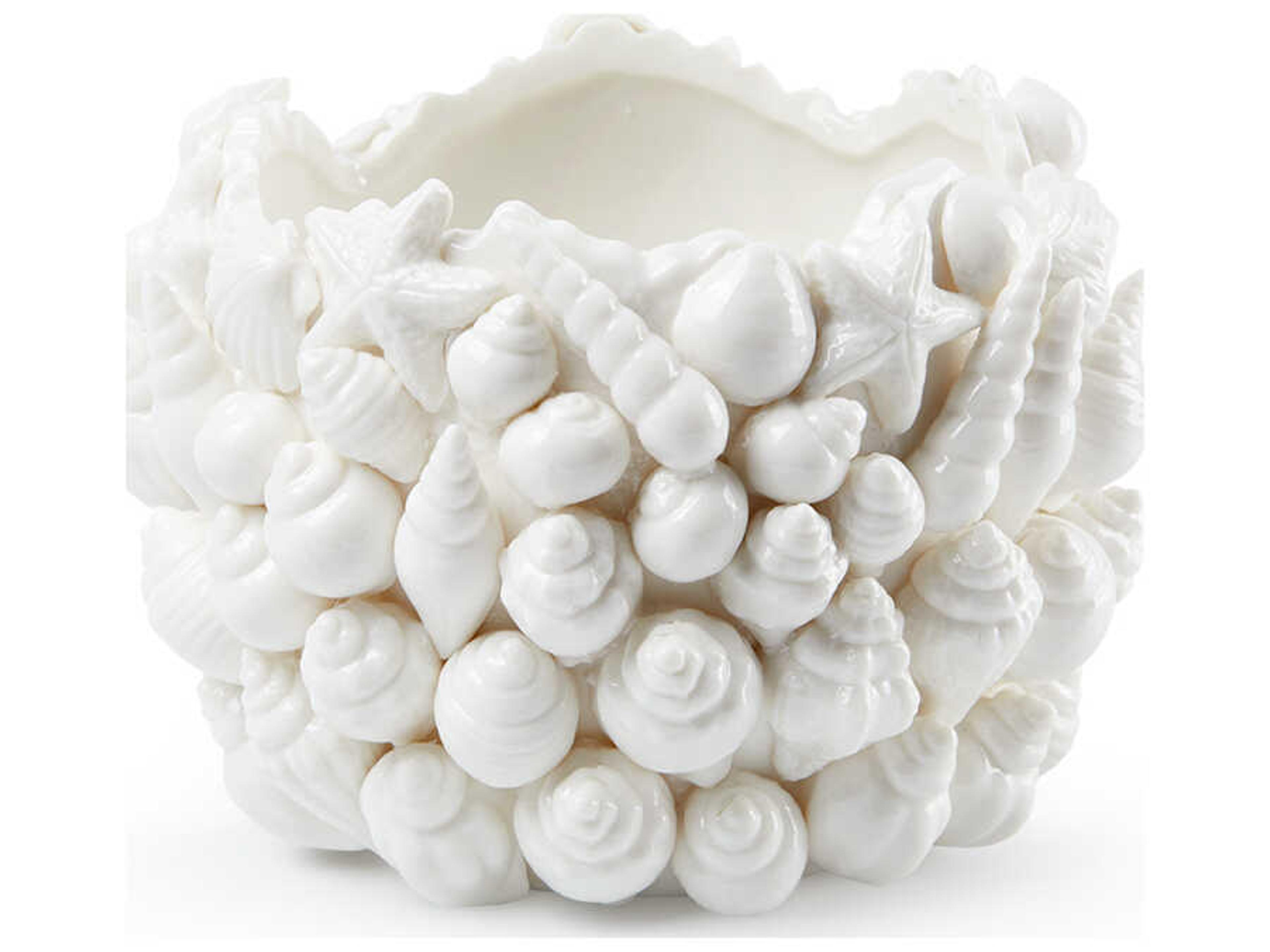 Villa & House Sanibel Blanc De Chine White Vase