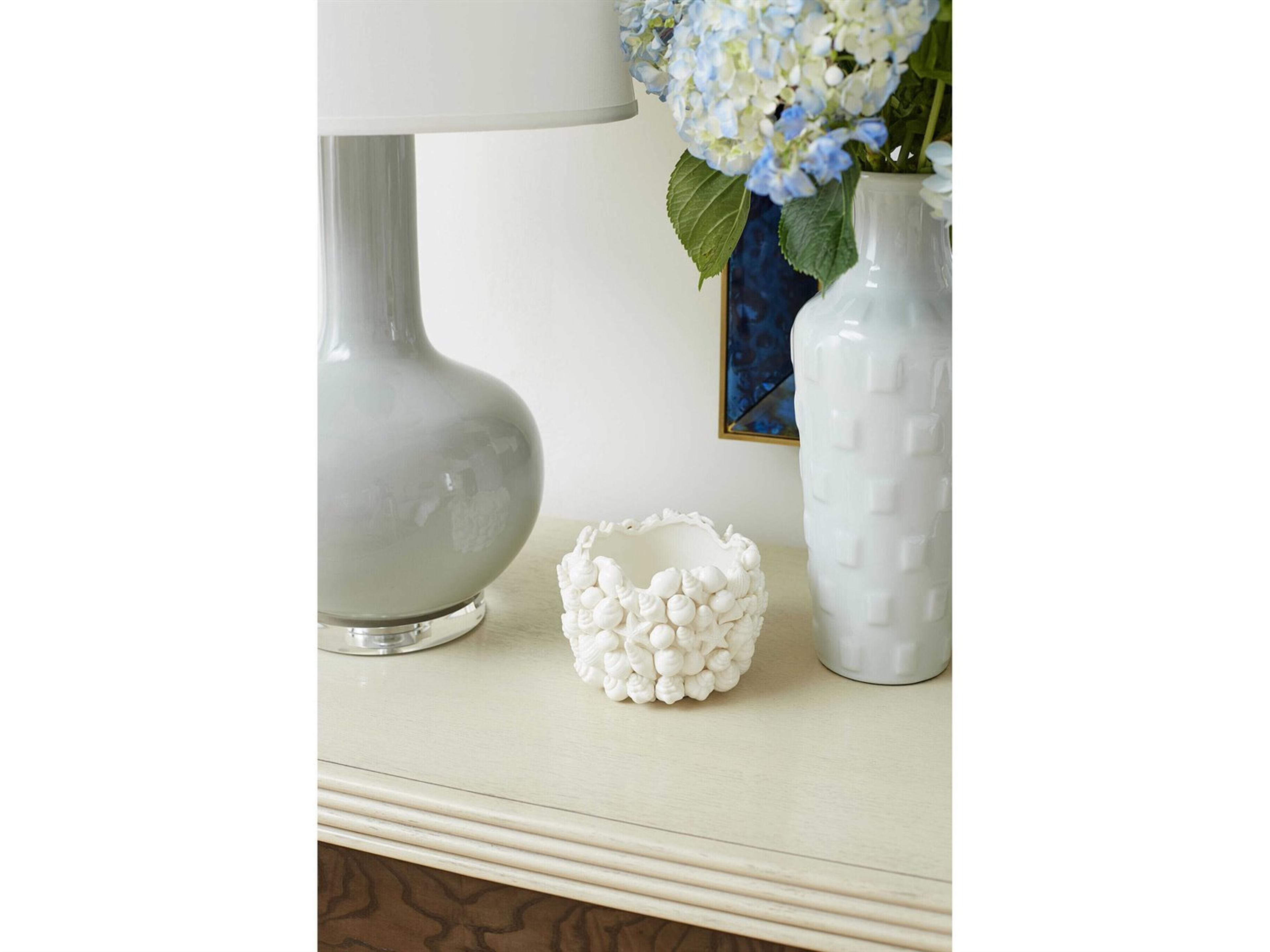 Villa & House Sanibel Blanc De Chine White Vase