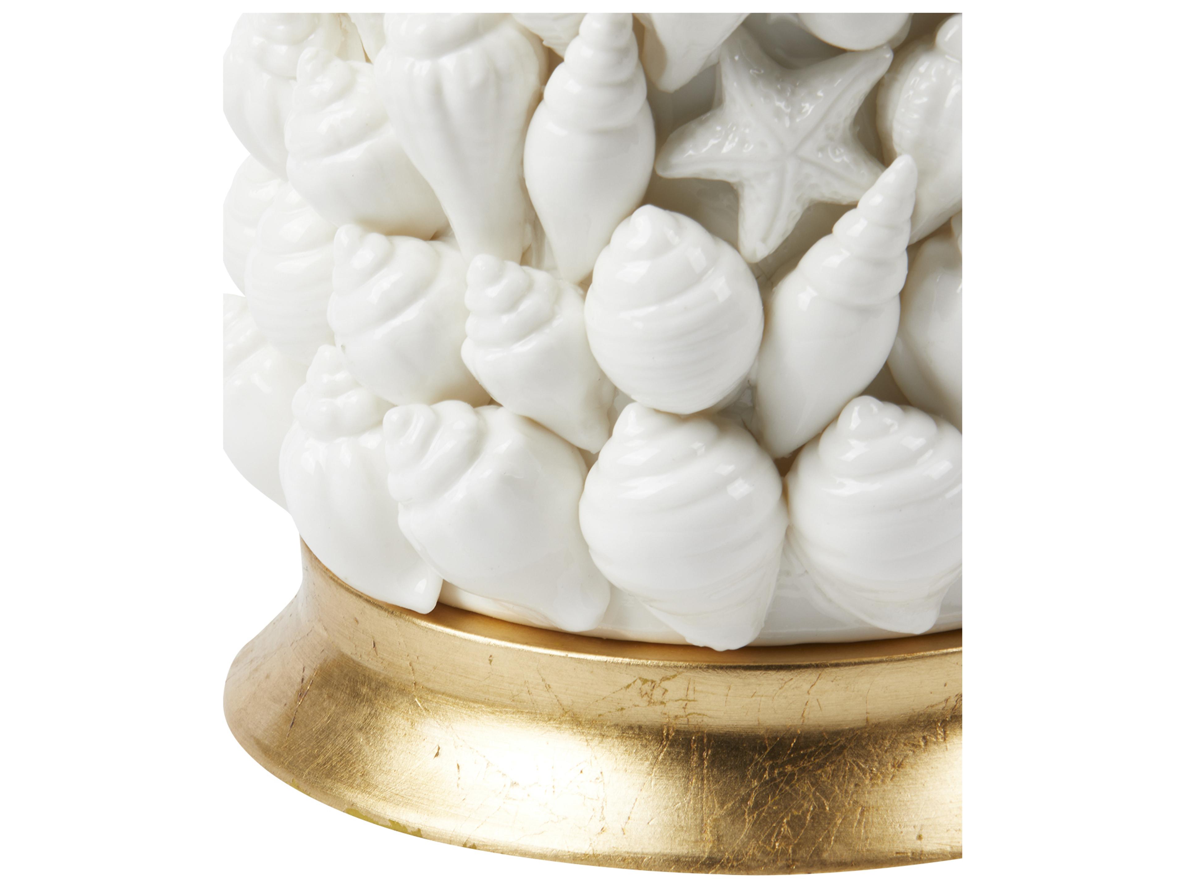 Villa & House Sanibel Blanc De Chine White Buffet Lamp