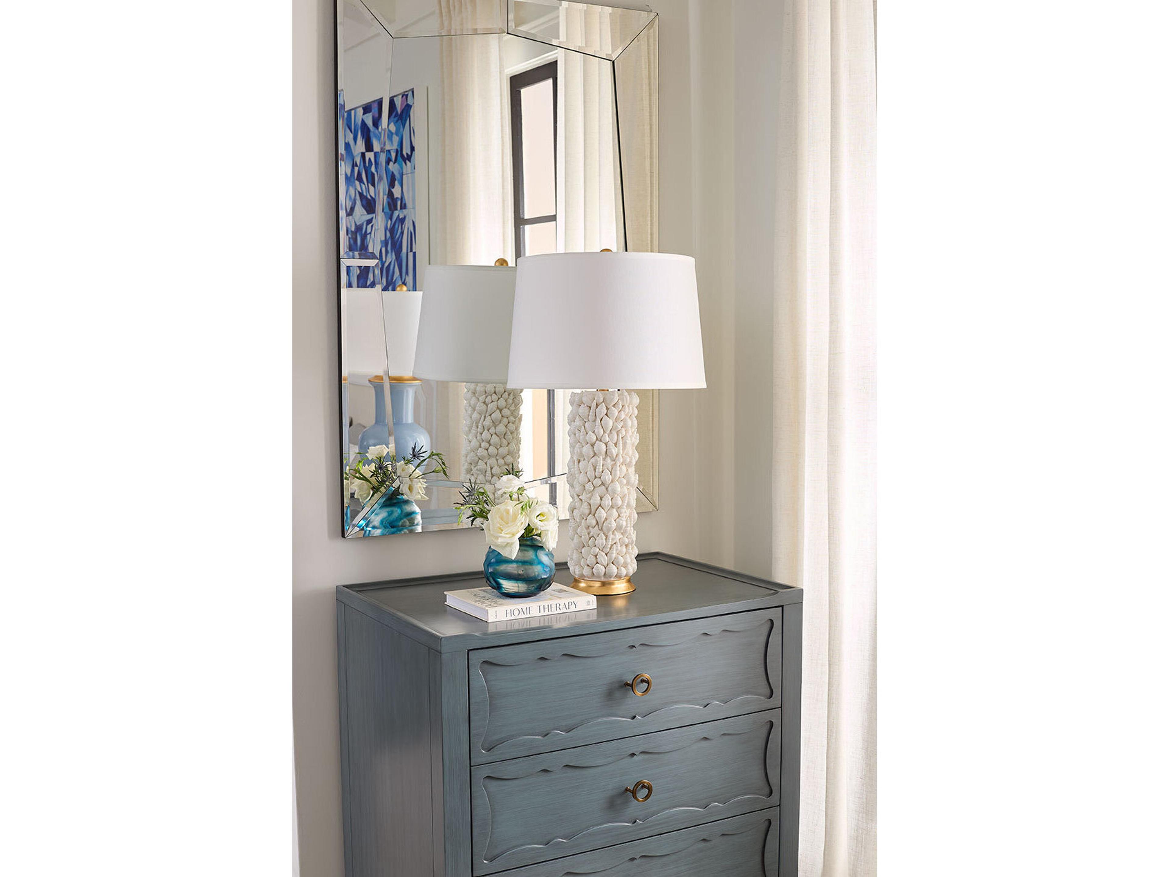 Villa & House Sanibel Blanc De Chine White Buffet Lamp