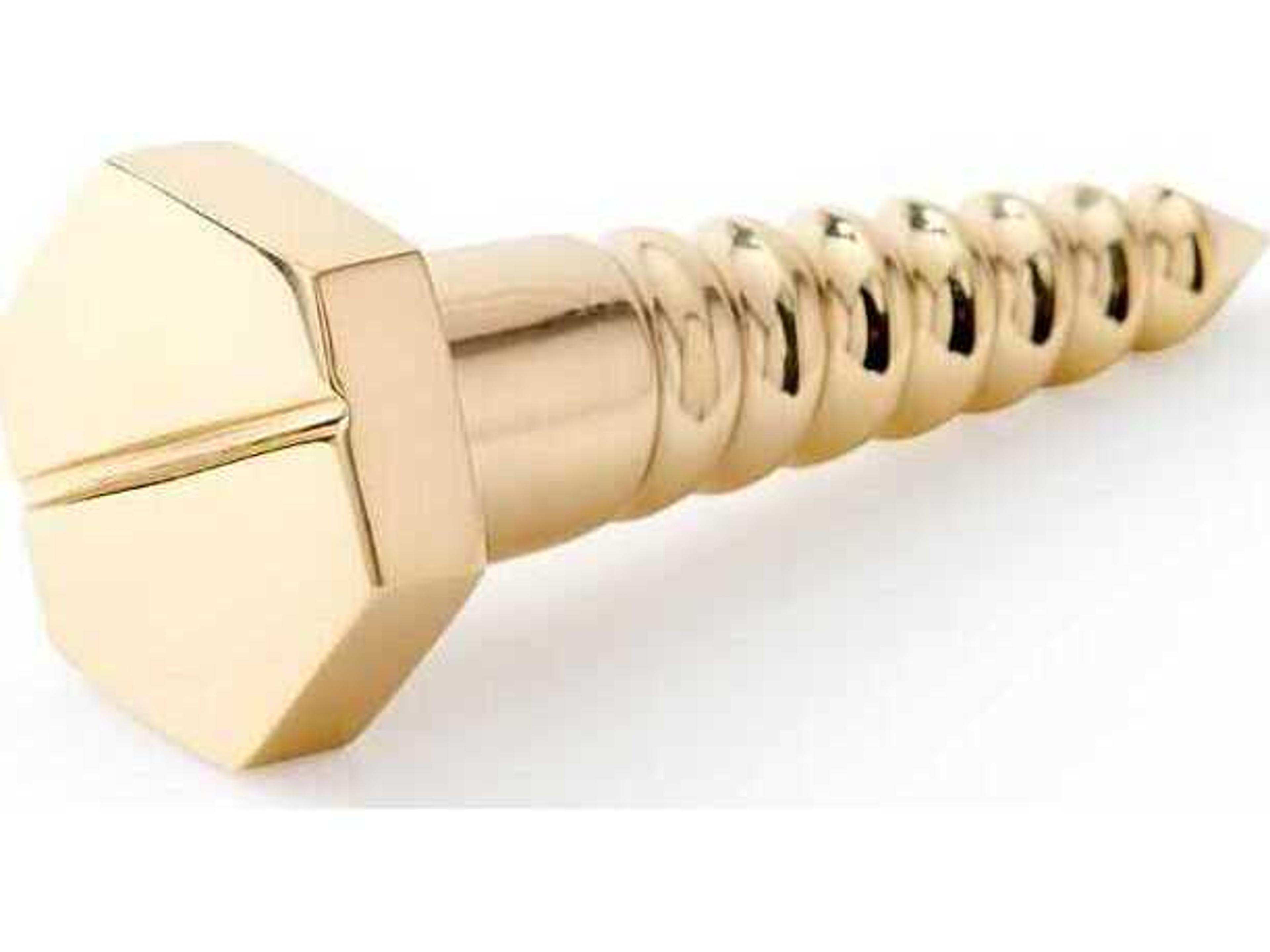 Villa & House Screw Brass Sculpture