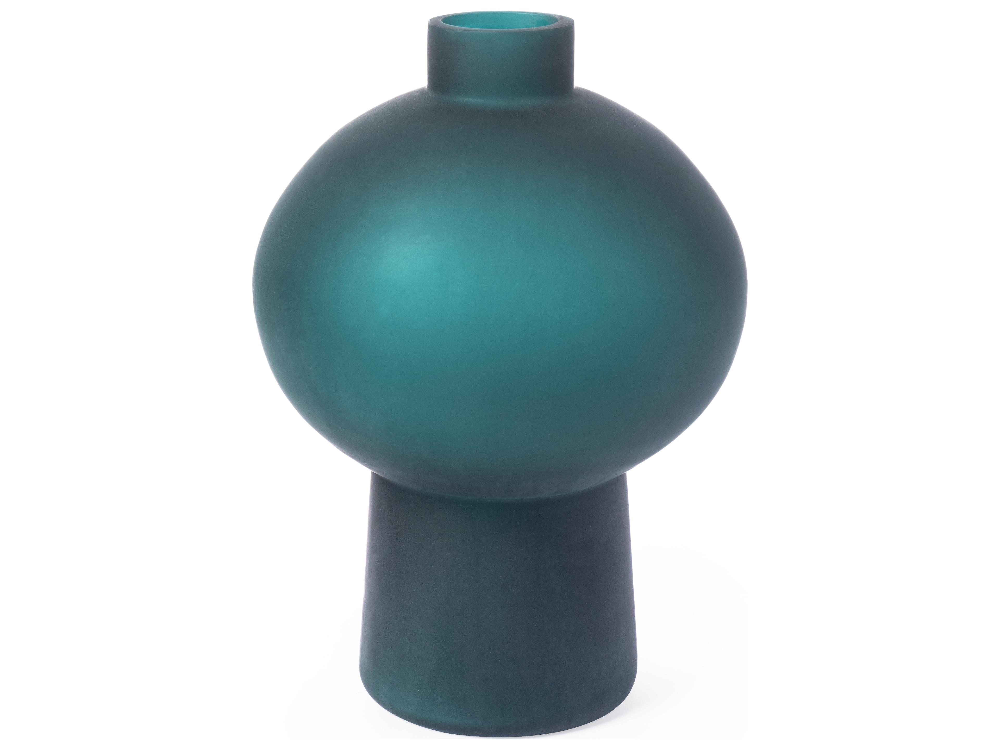 Dark Persian Green Vase