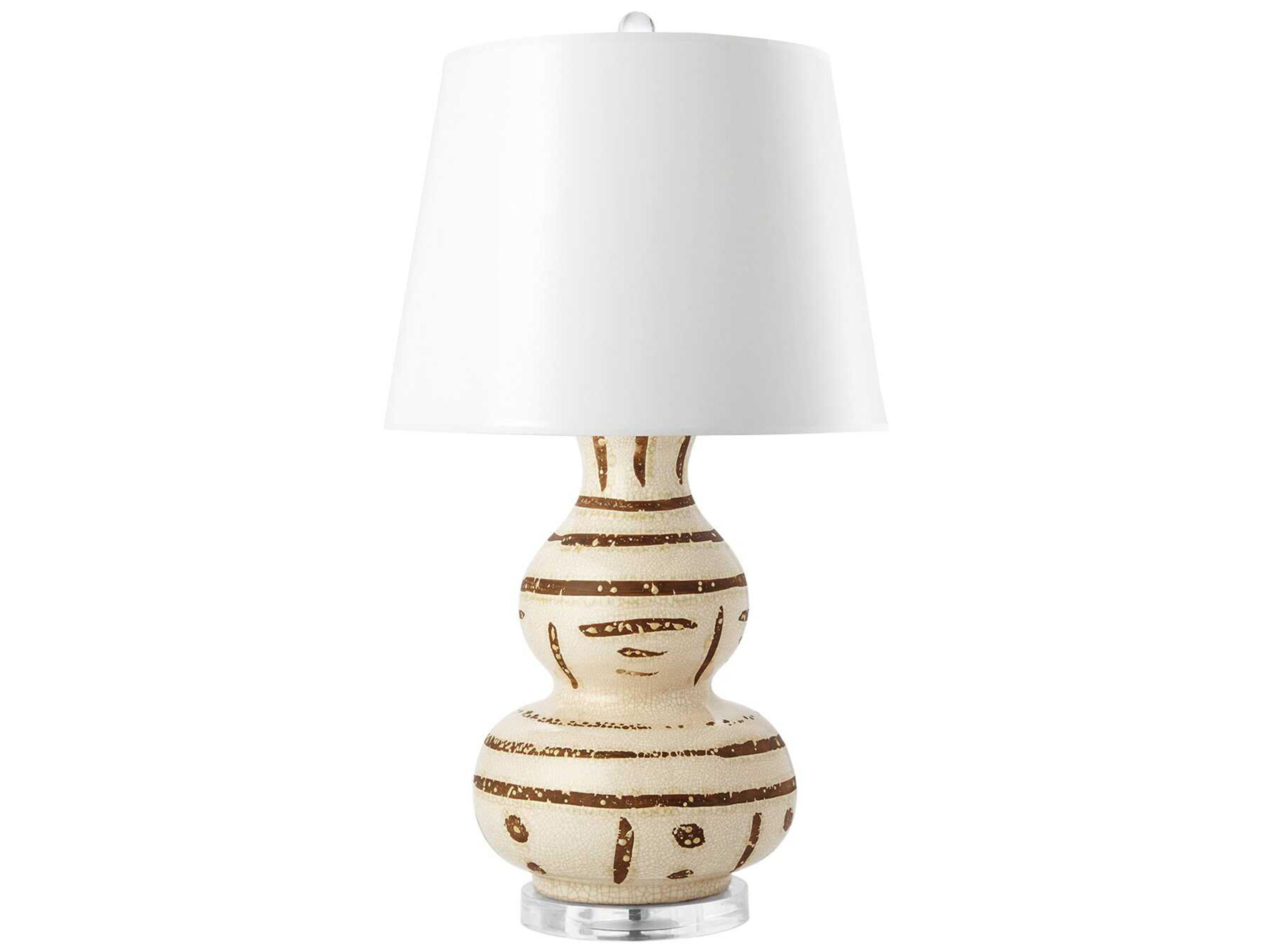 Shino Ivory 1 - Light Buffet Lamp Base (Lamp Only)
