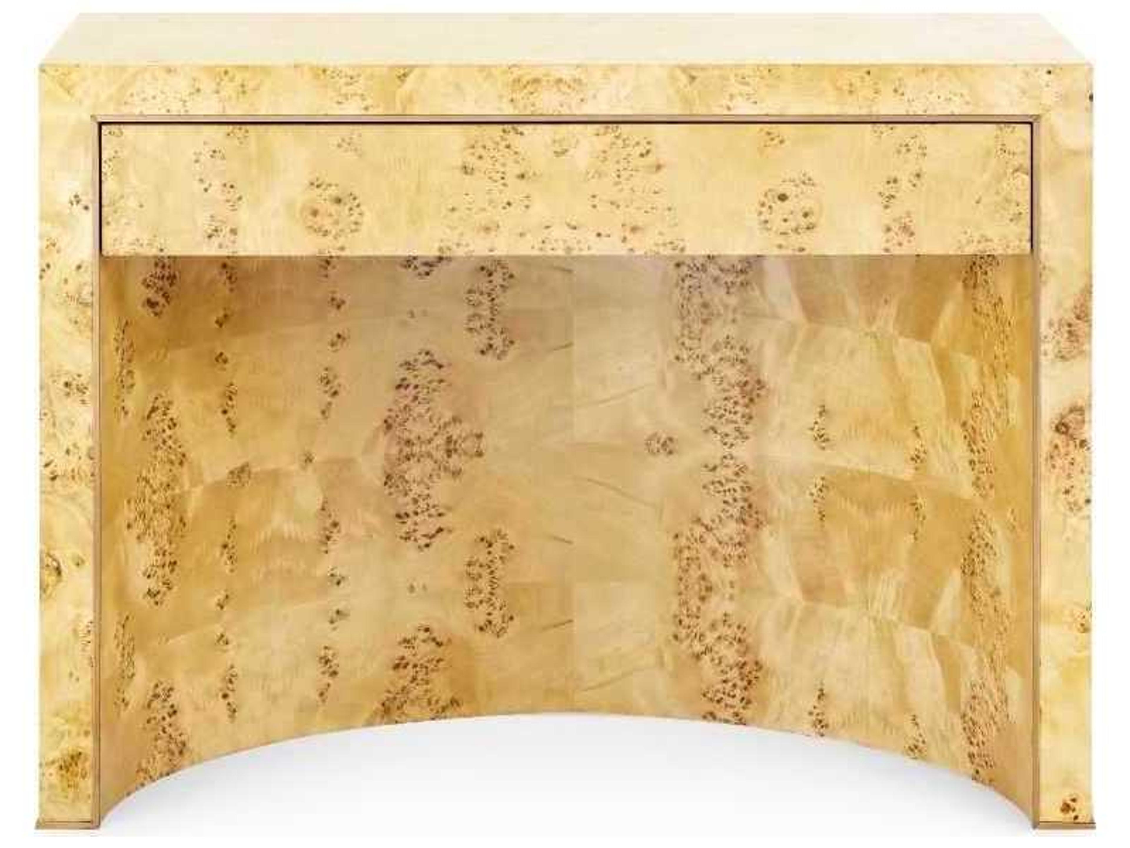 Villa & House Sloane 1 - Drawer Rectangular Wood Burl End Table