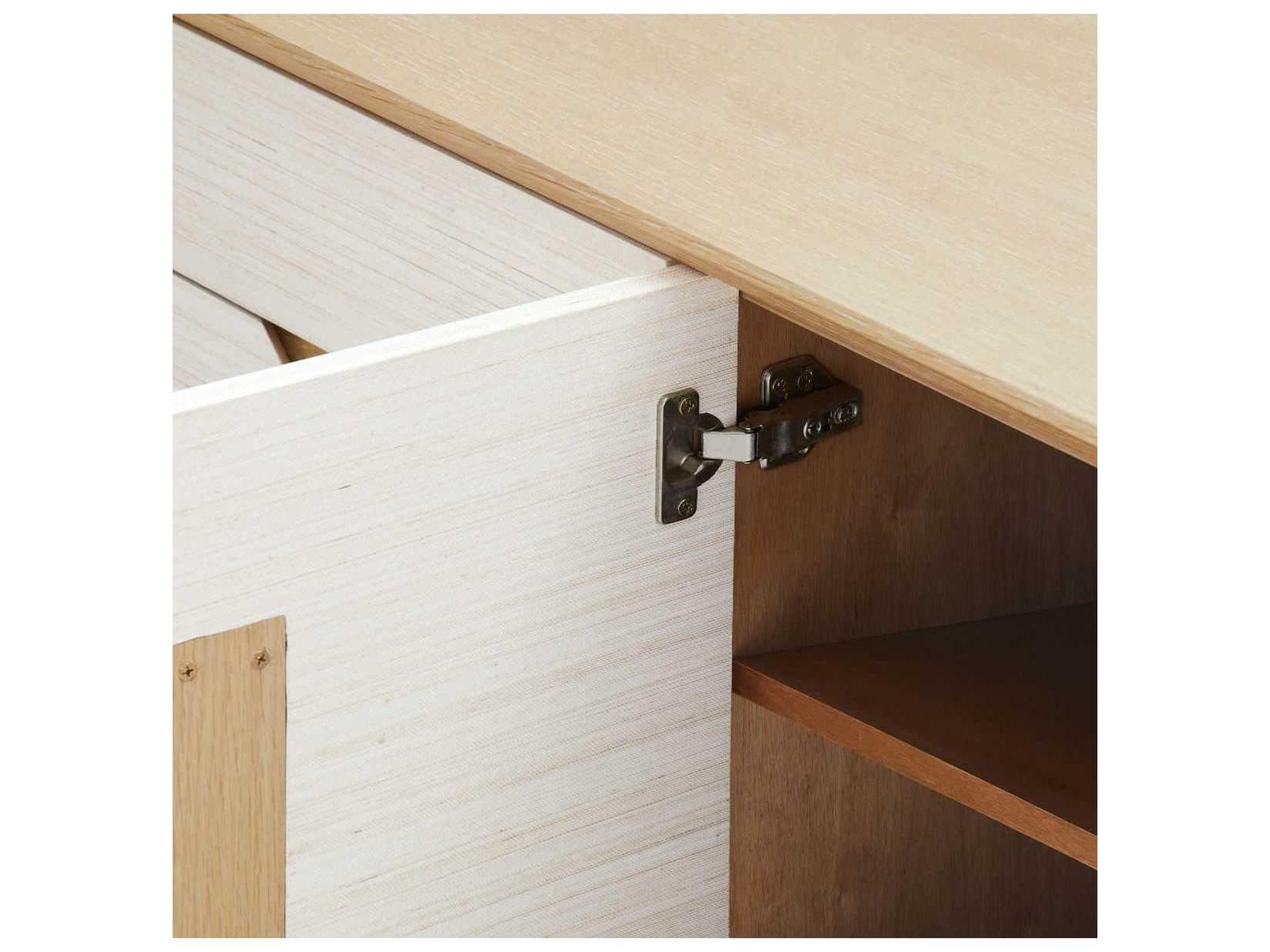 Villa & House 75" Light Natural Shimmer Media Console