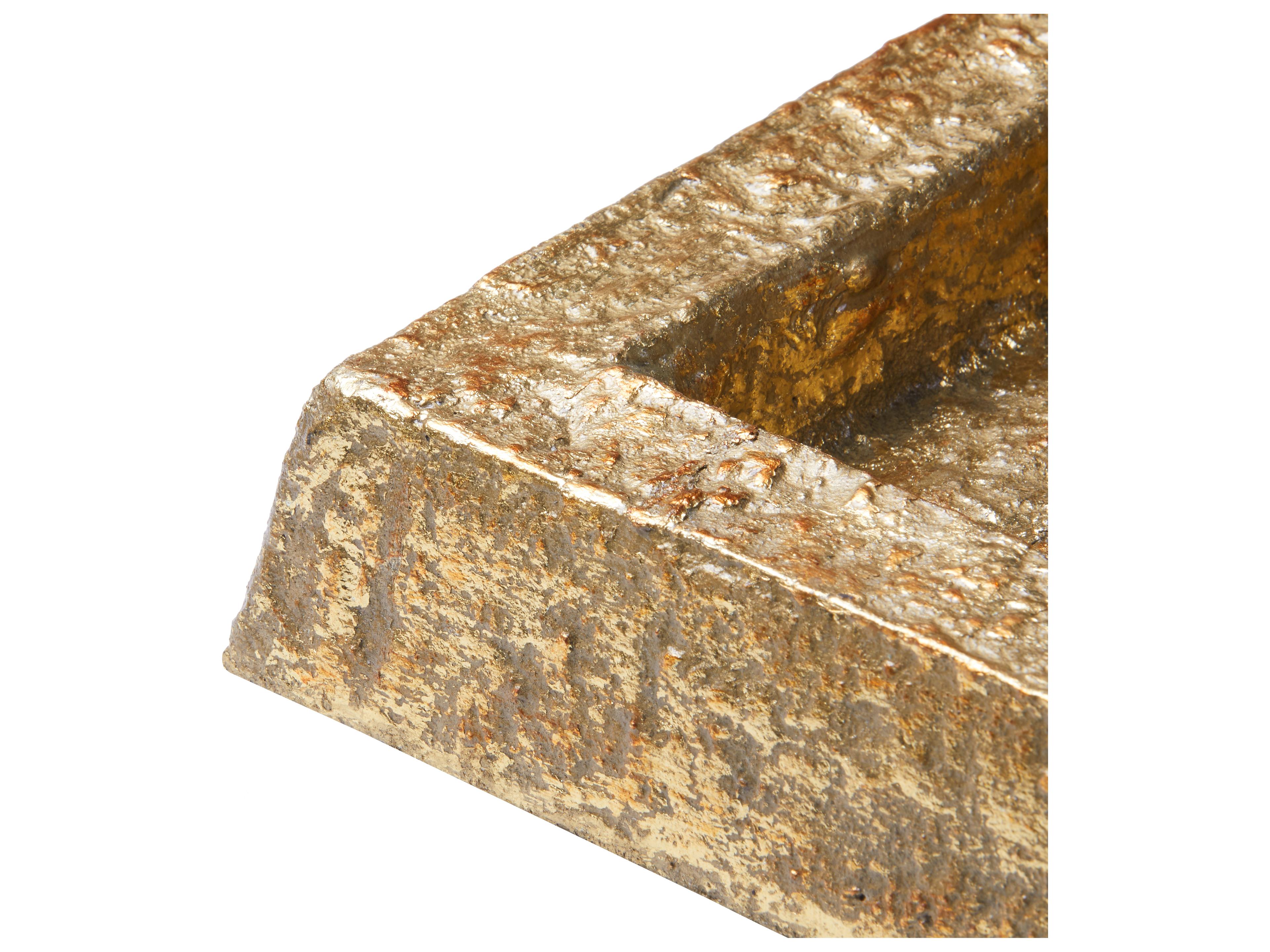 Villa & House Gold Leaf Square Bowl