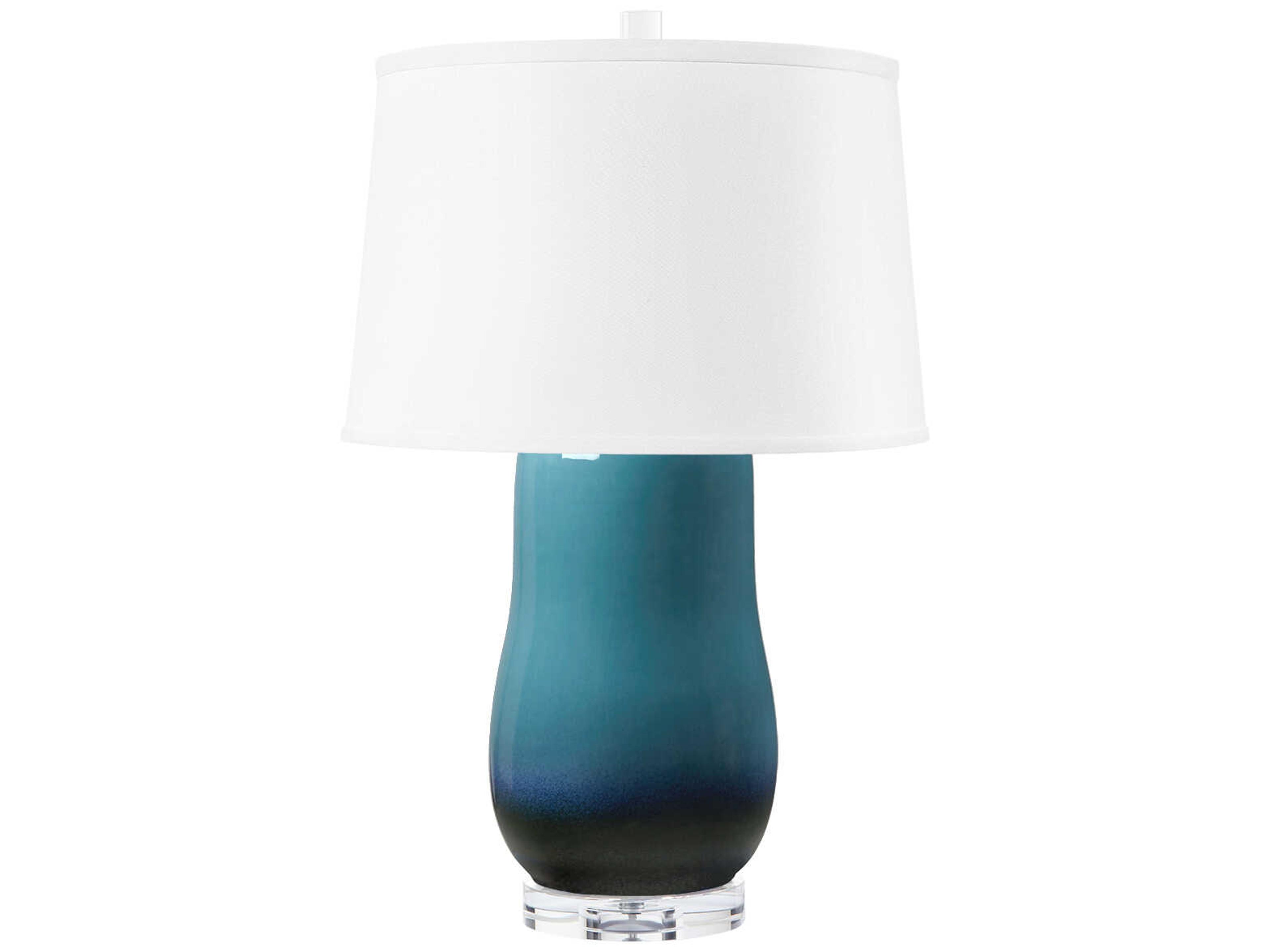 Savannah Dusky Ocean Blue Buffet Lamp