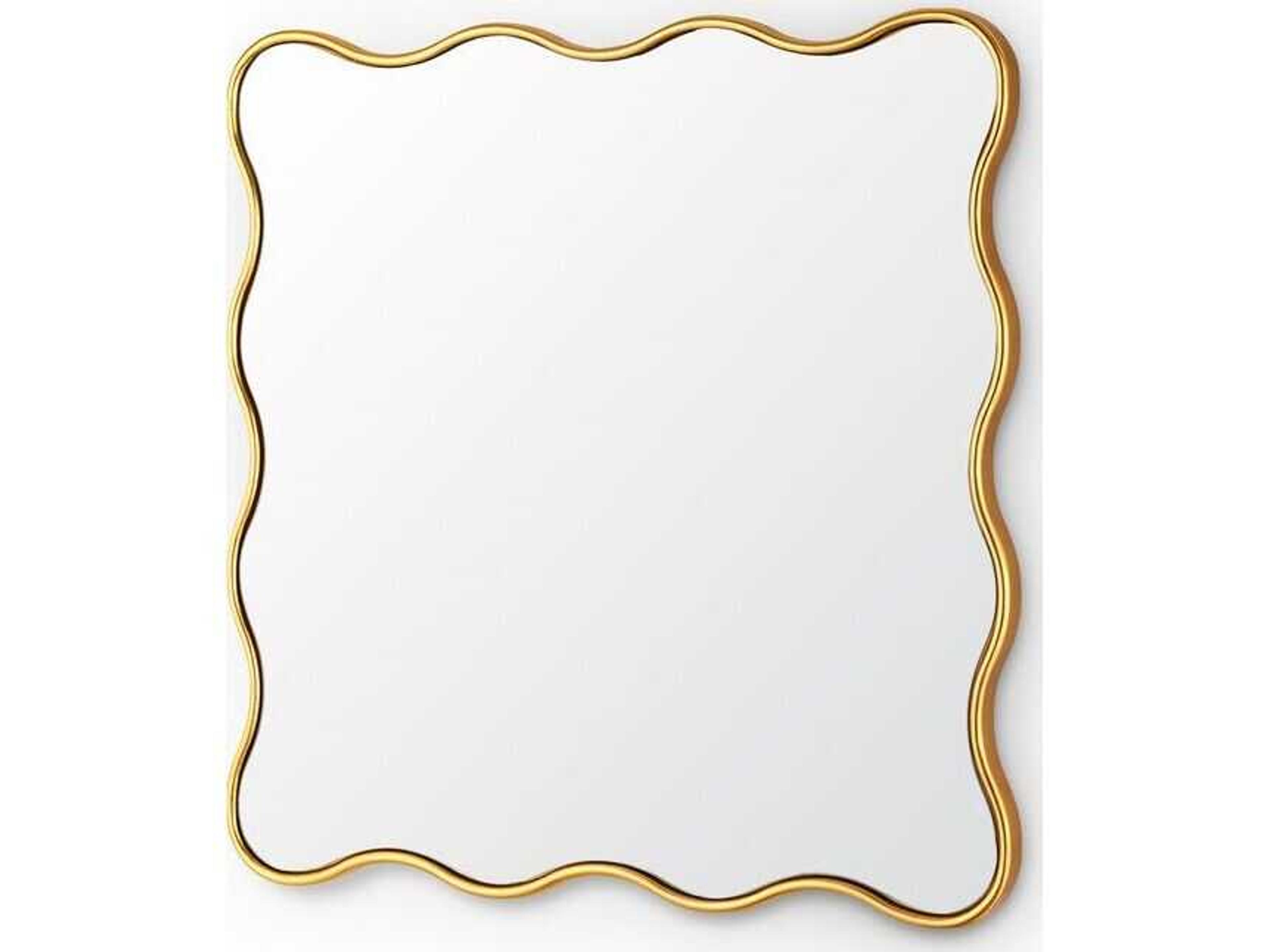 Thaisa Gold Wall Mirror